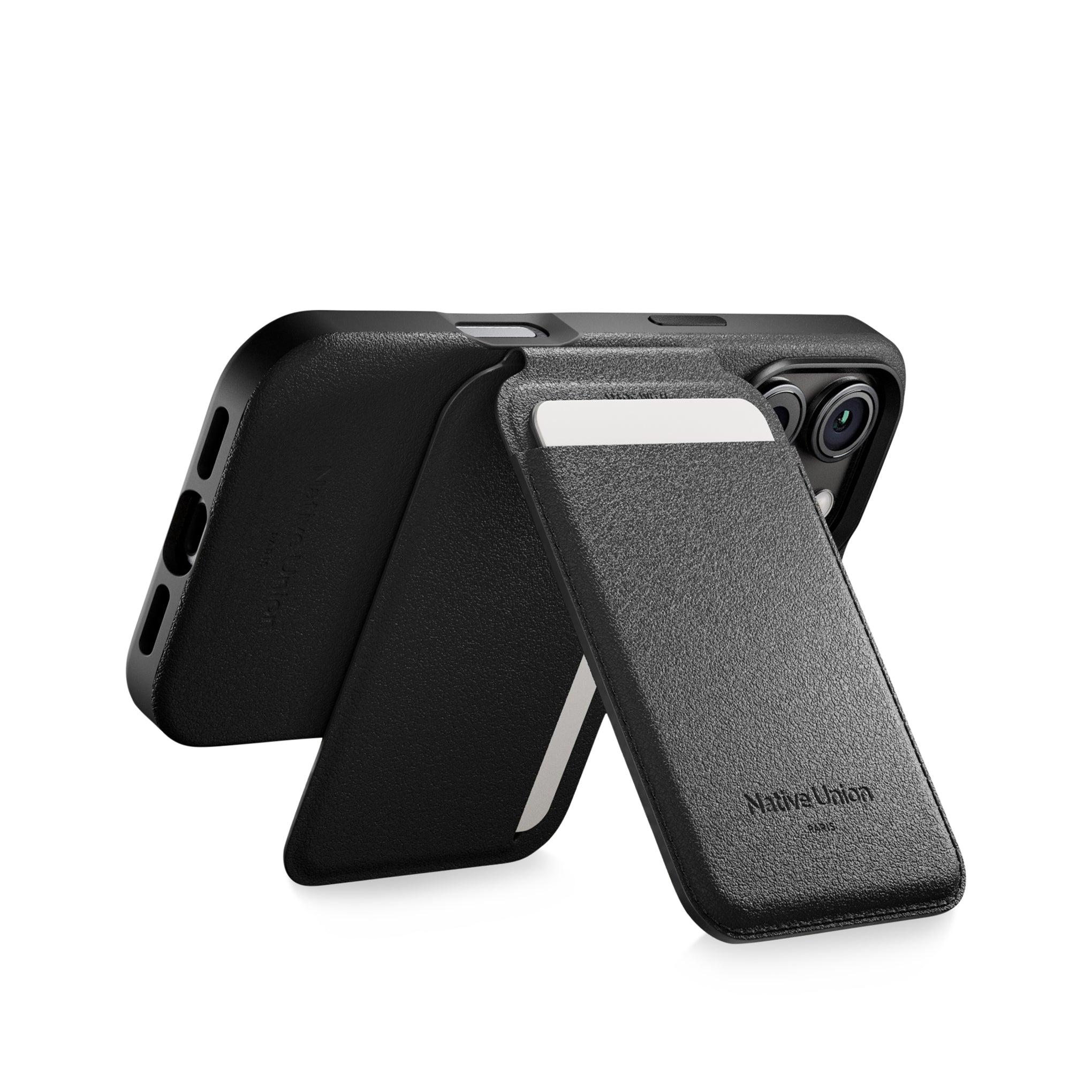 Native Union Magnetic Wallet Stand - Black - Image 4