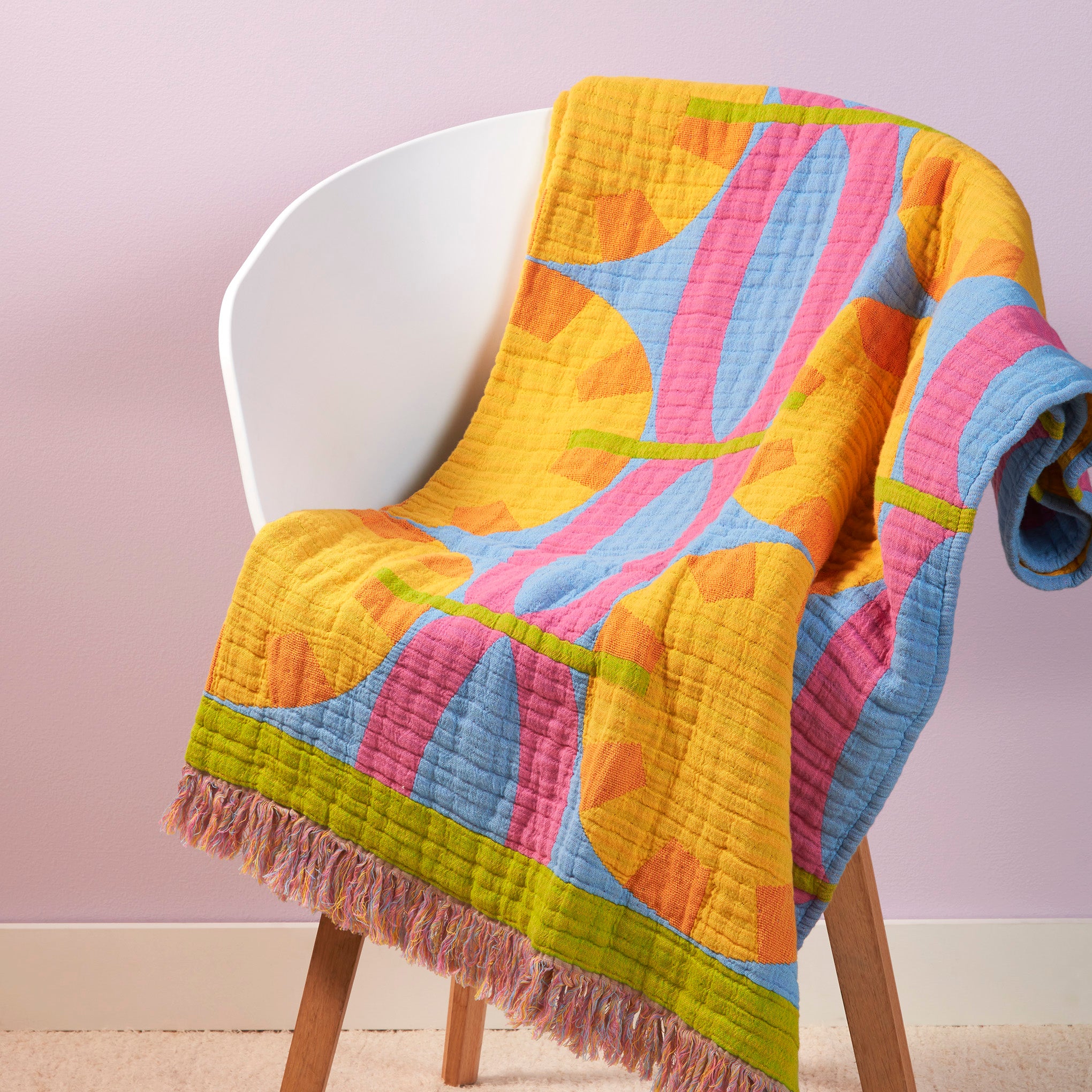 Orun Cotton Throw Blanket by Yinka Ilori - Image 2