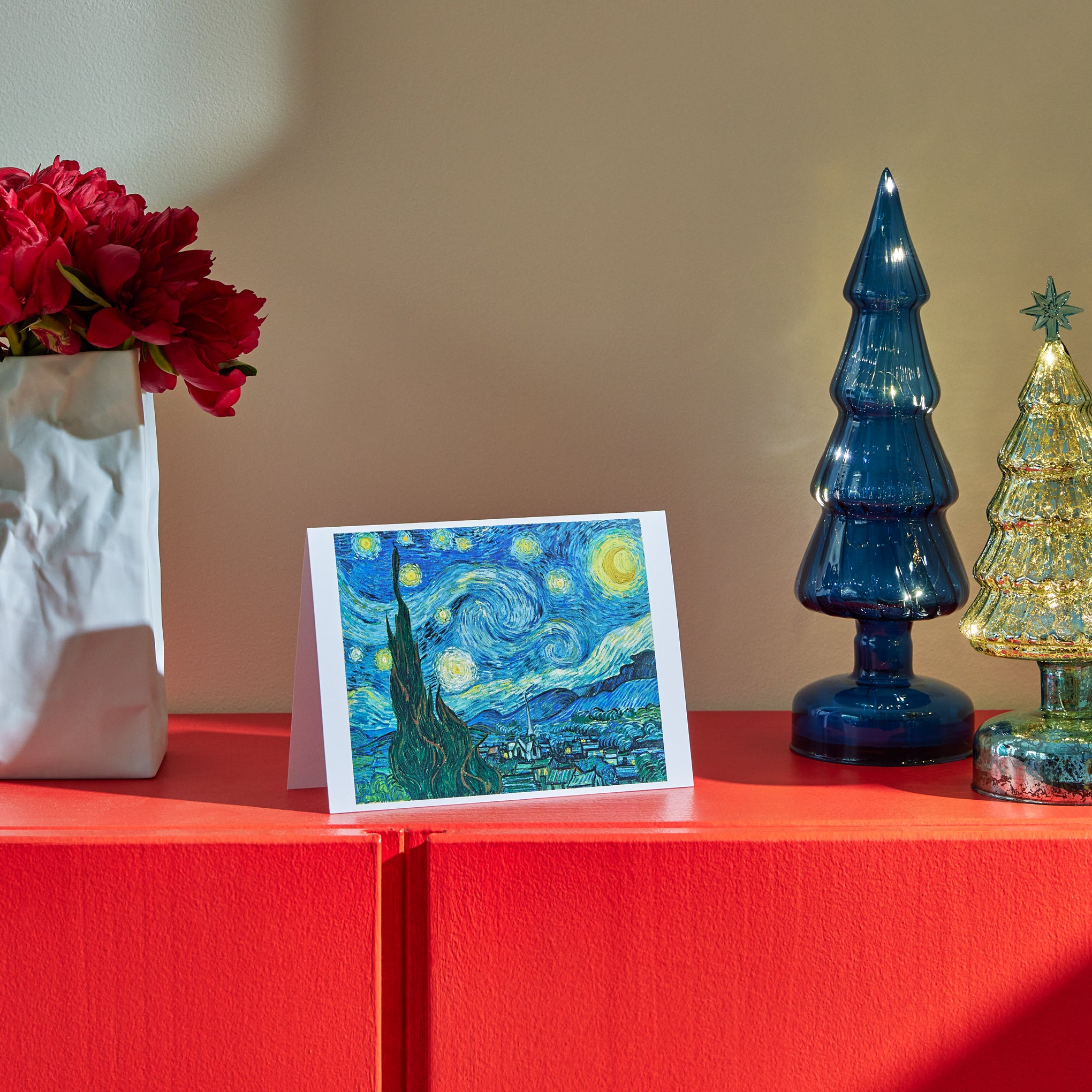 Vincent van Gogh The Starry Night Holiday Cards - Set of 8 - Image 2