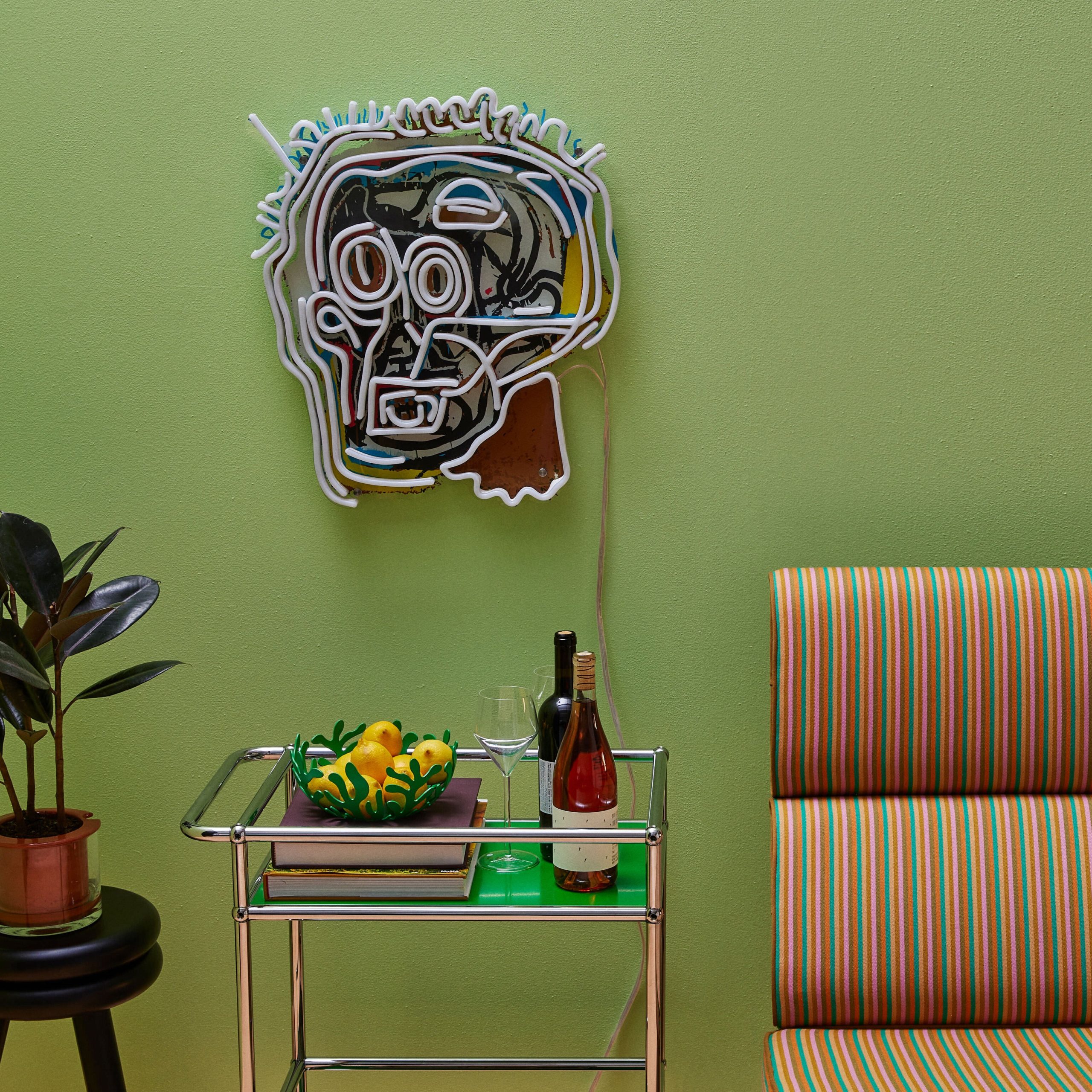 Jean-Michel Basquiat Head Neon Sign - Image 7