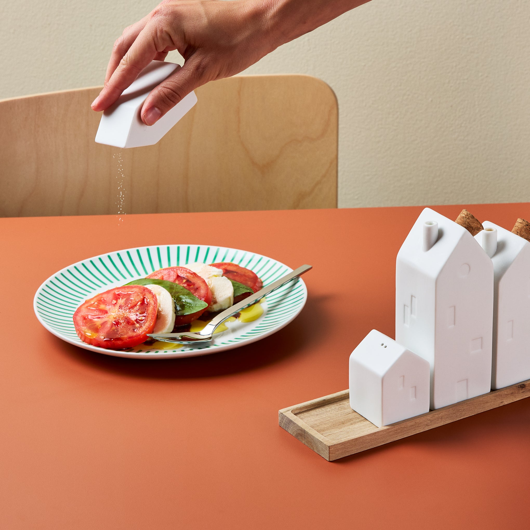 Village House Porcelain Seasoning Vessels - Set of 4 - Image 6