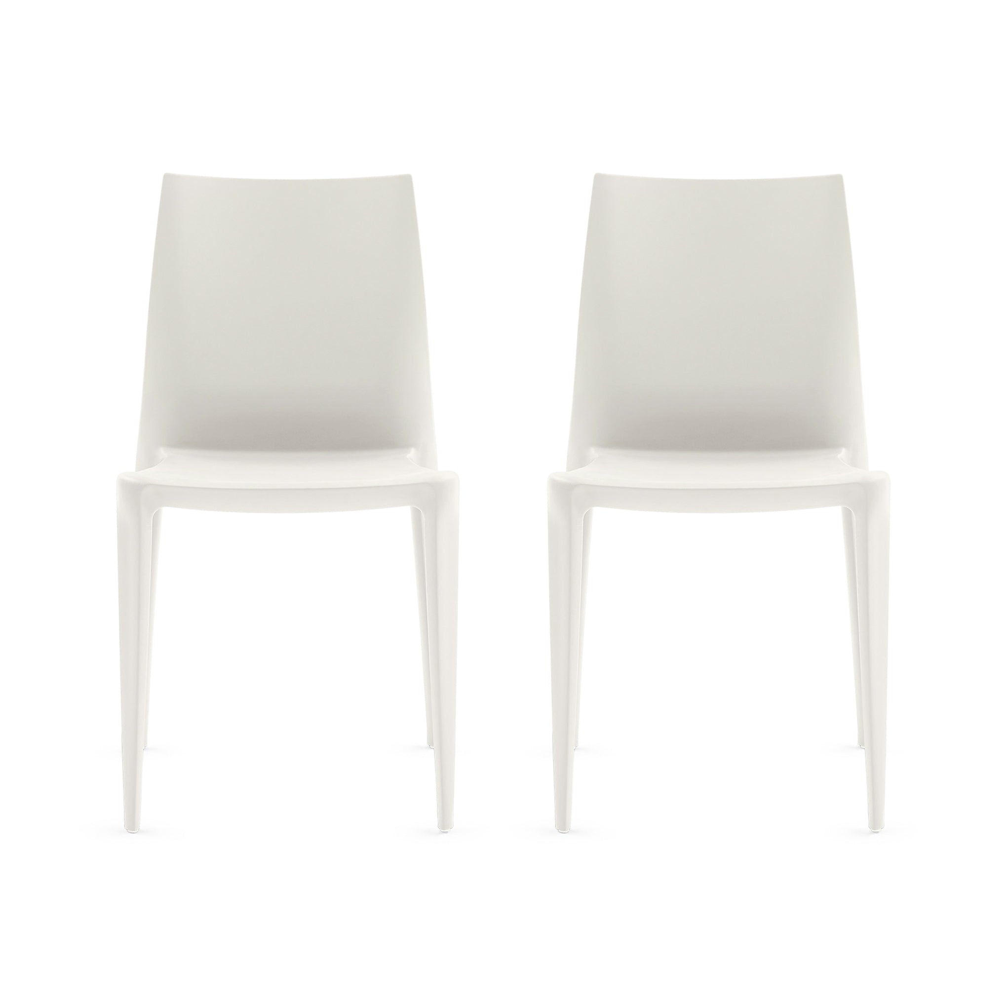 Mario Bellini Stacking Chair from Heller - Set of 2 - White