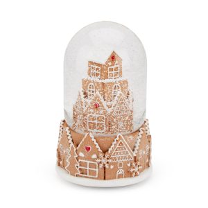 Gingerbread Music Snow Globe