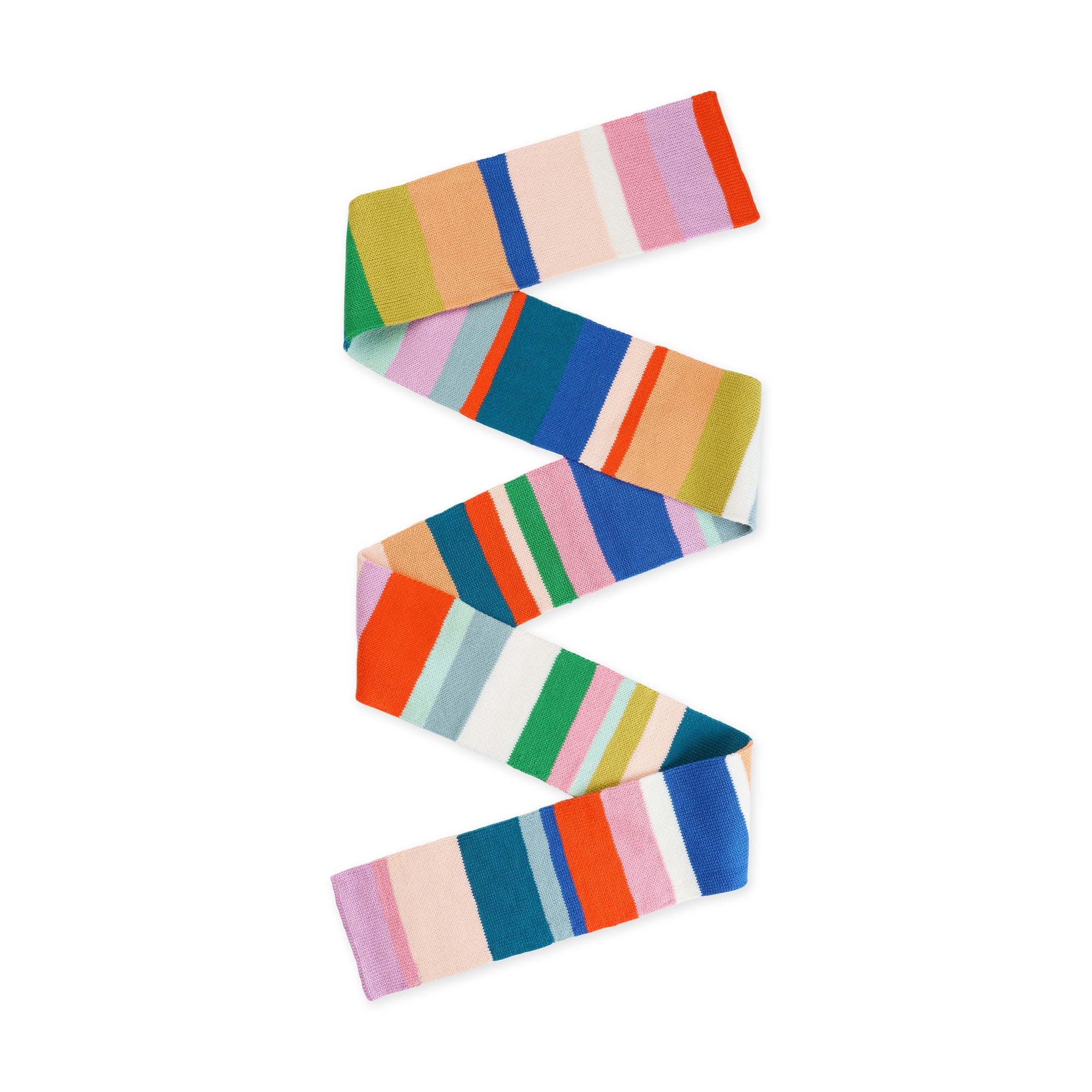 Verloop Skinny Multi Stripe Scarf - Image 3