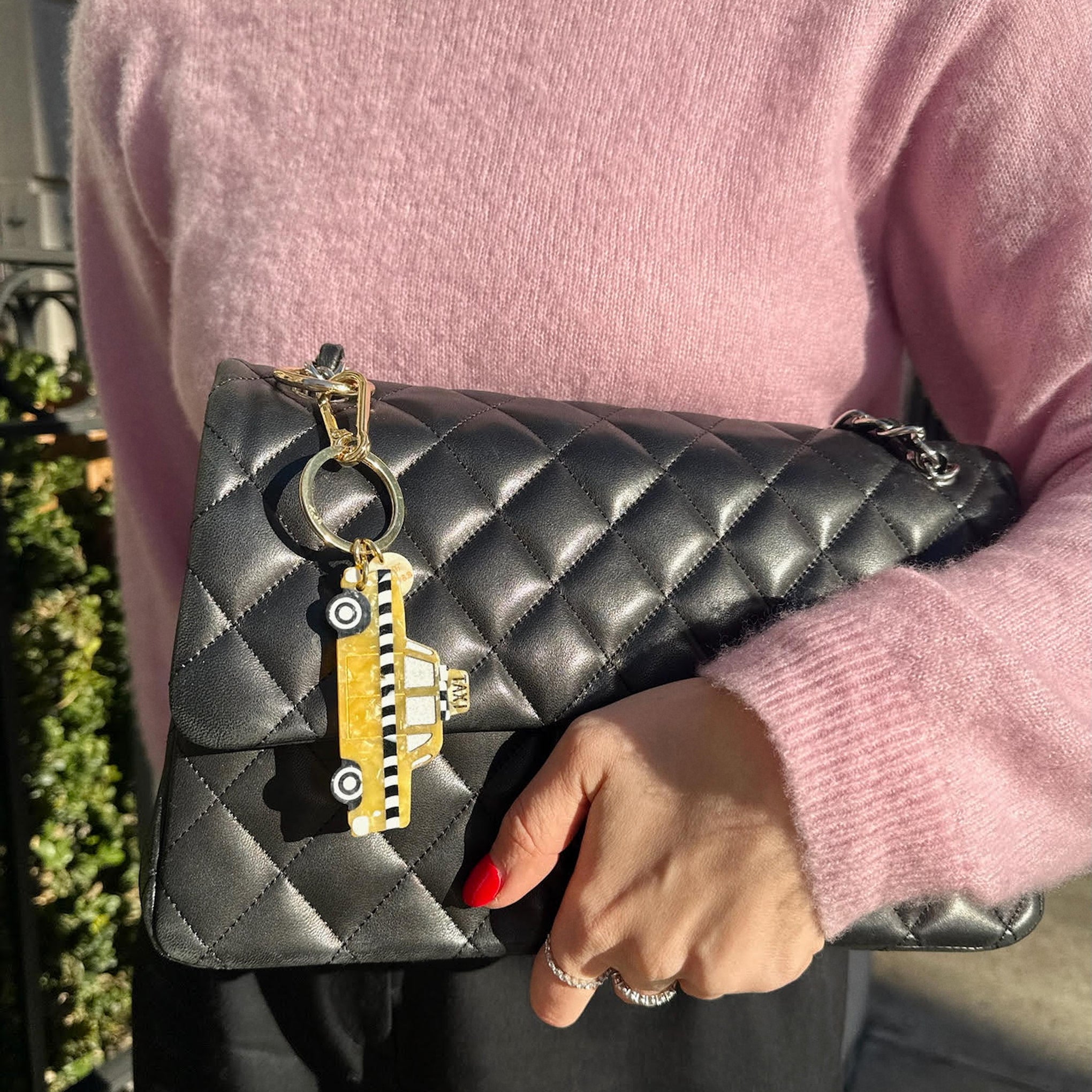 Solar Eclipse Keyring Bag Charm - Taxi - Image 2