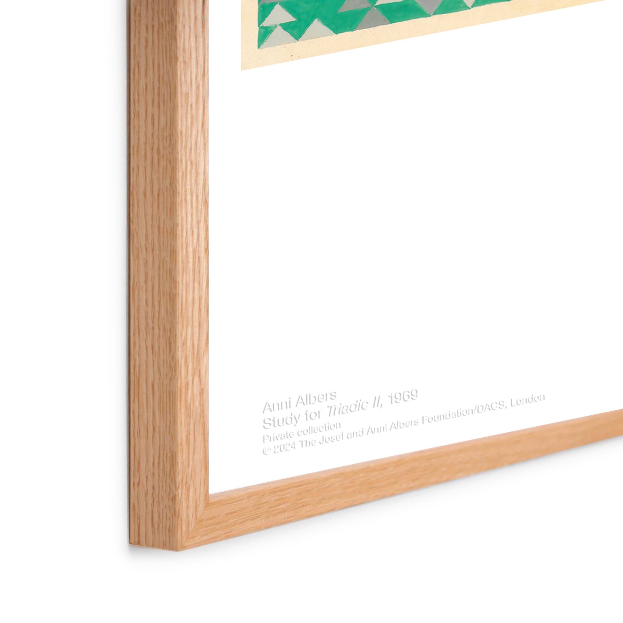 Anni Albers Study for Triadic II Framed Poster - Image 2