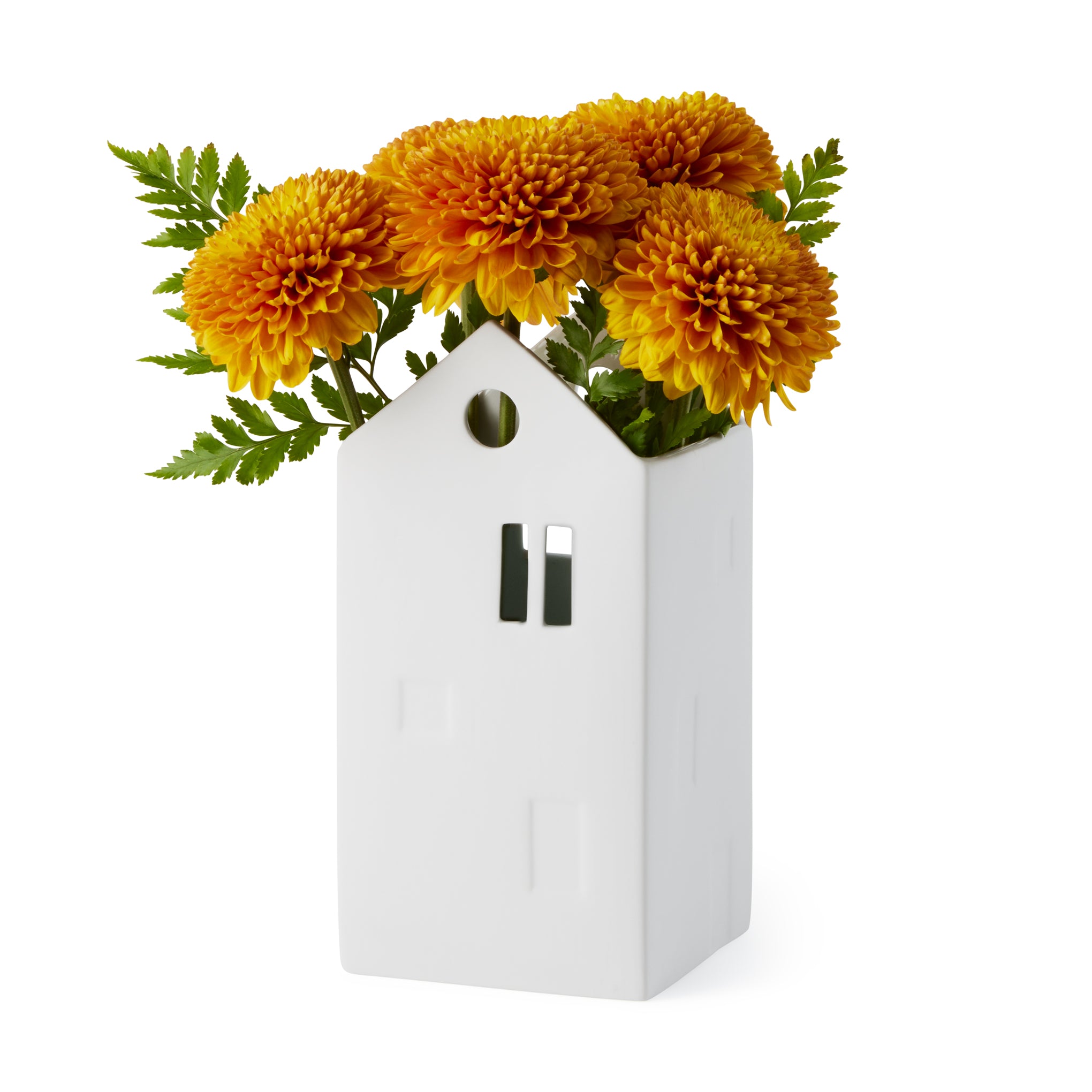 Village House Porcelain Vase - Large