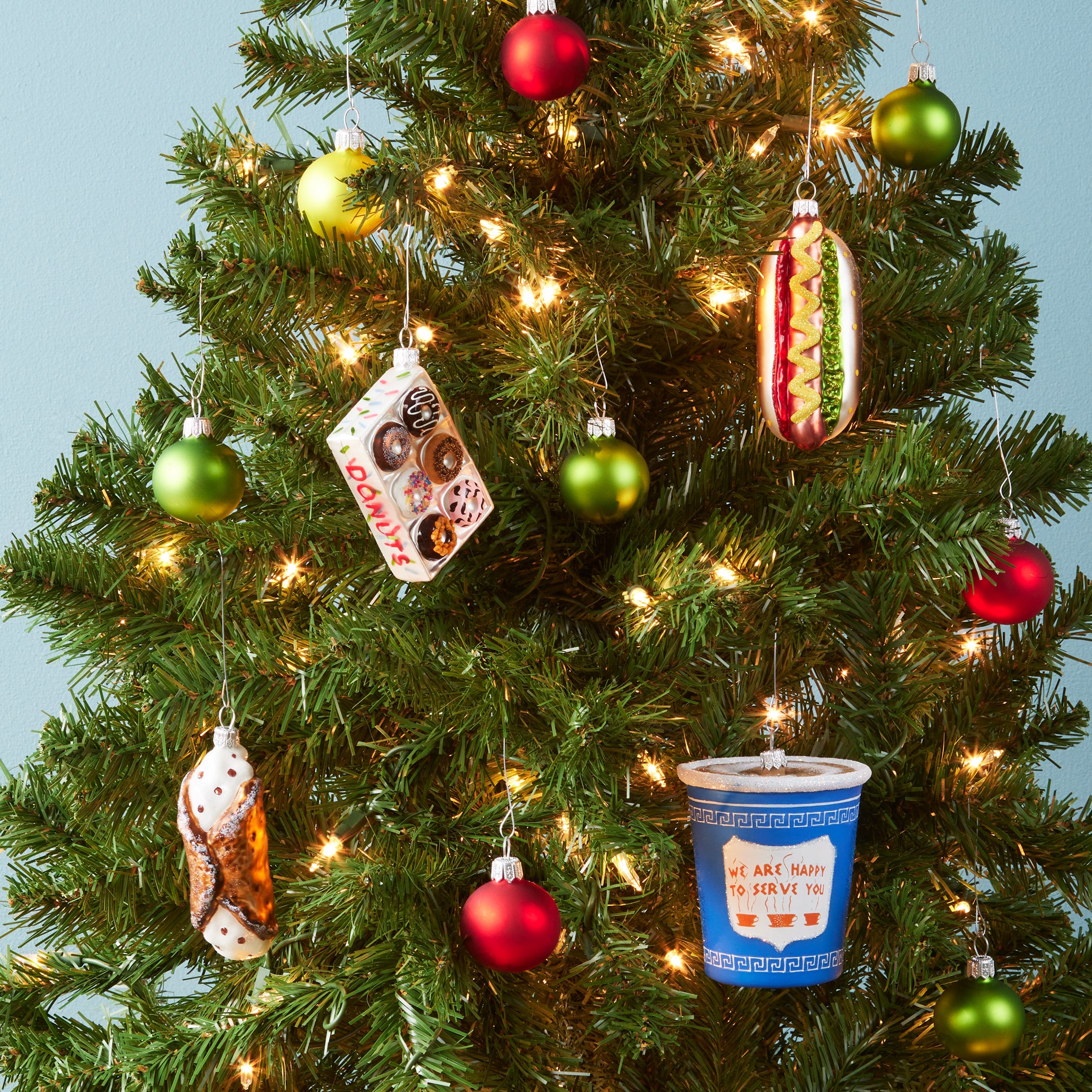 NYC Glass Holiday Ornament - Greek Diner Cup - Image 2