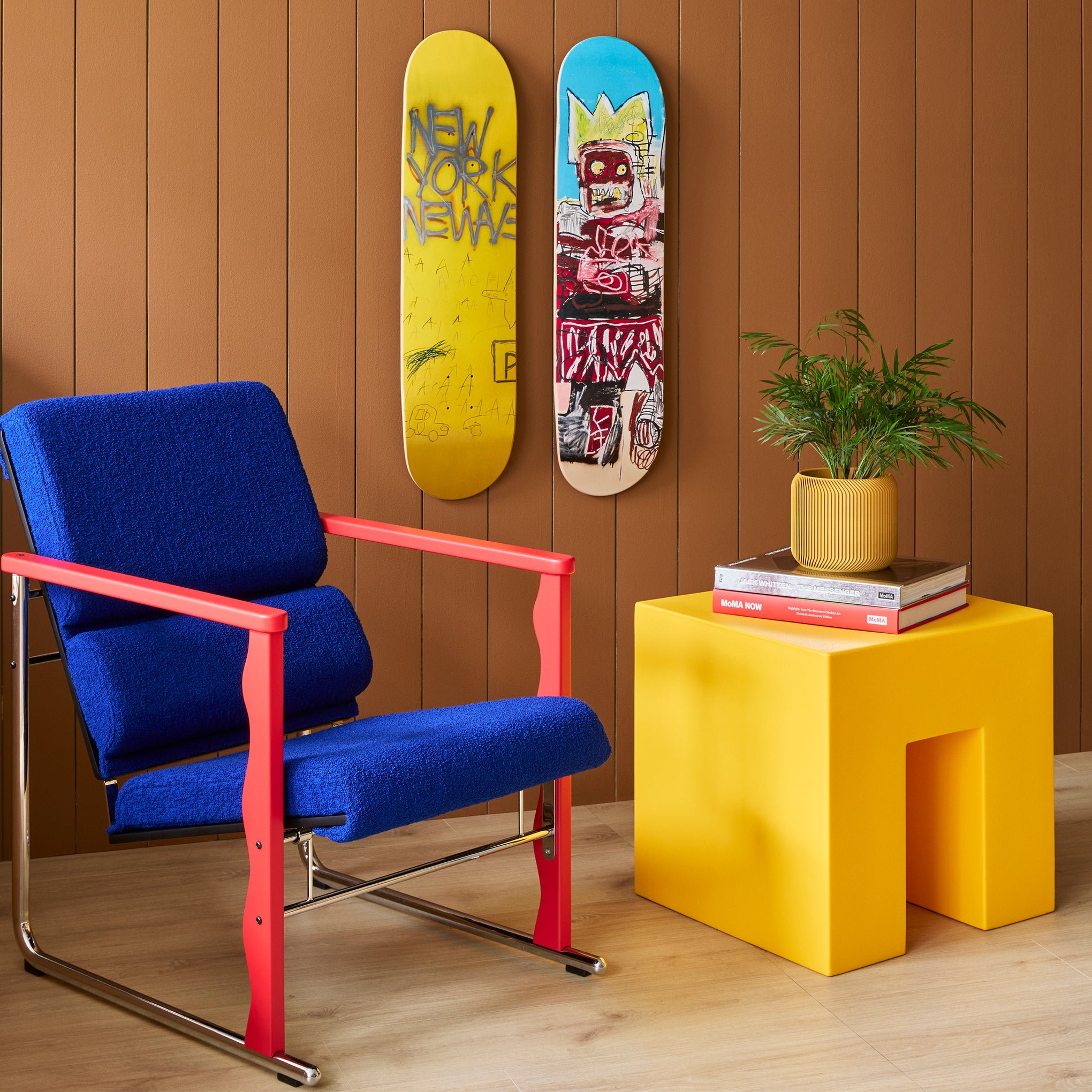 Jean-Michel Basquiat Untitled (Red King) Skateboard from The Skateroom - Image 2