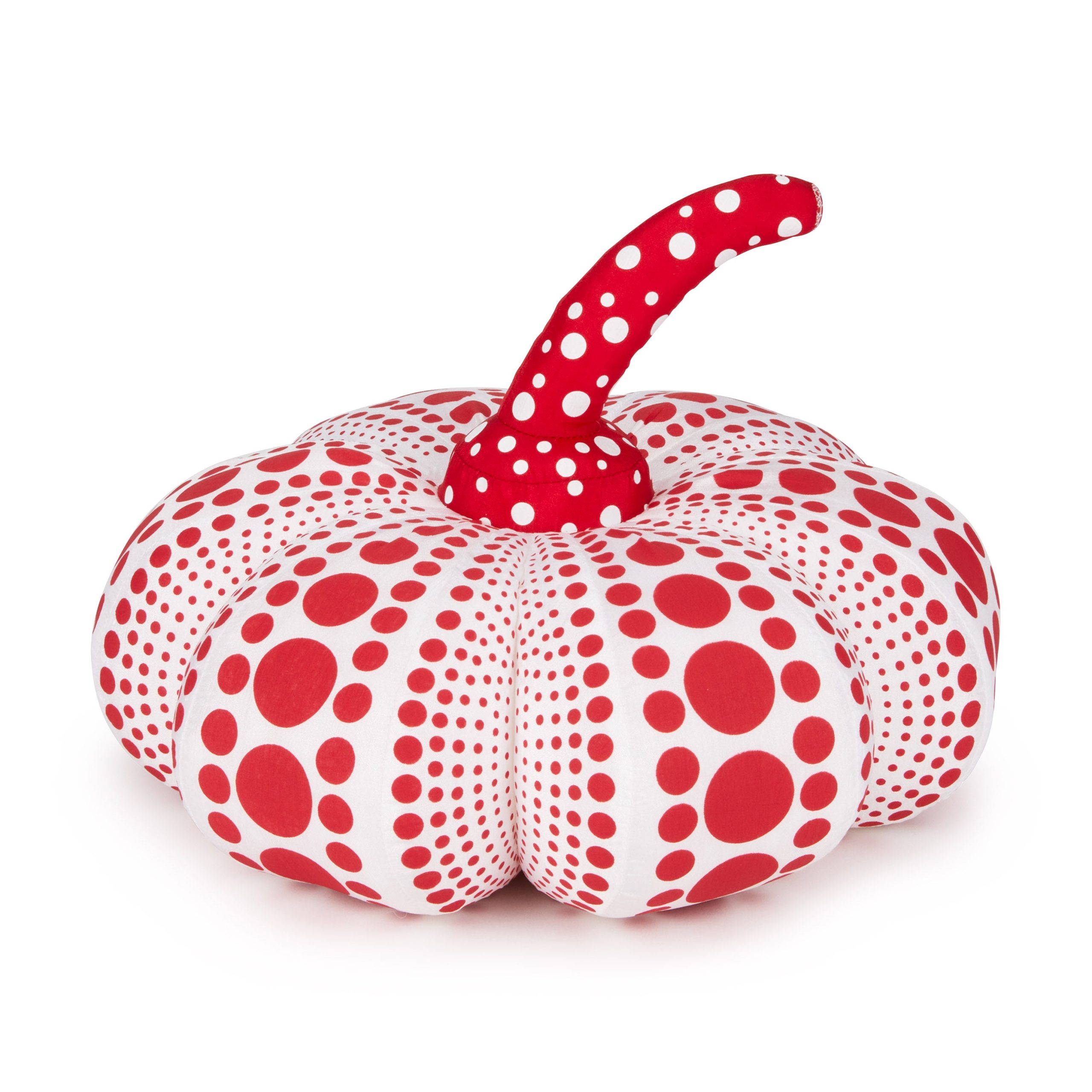 Yayoi Kusama Pumpkin Soft Sculpture - Red - Image 3