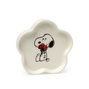 Peanuts Stoneware Dish - Flower