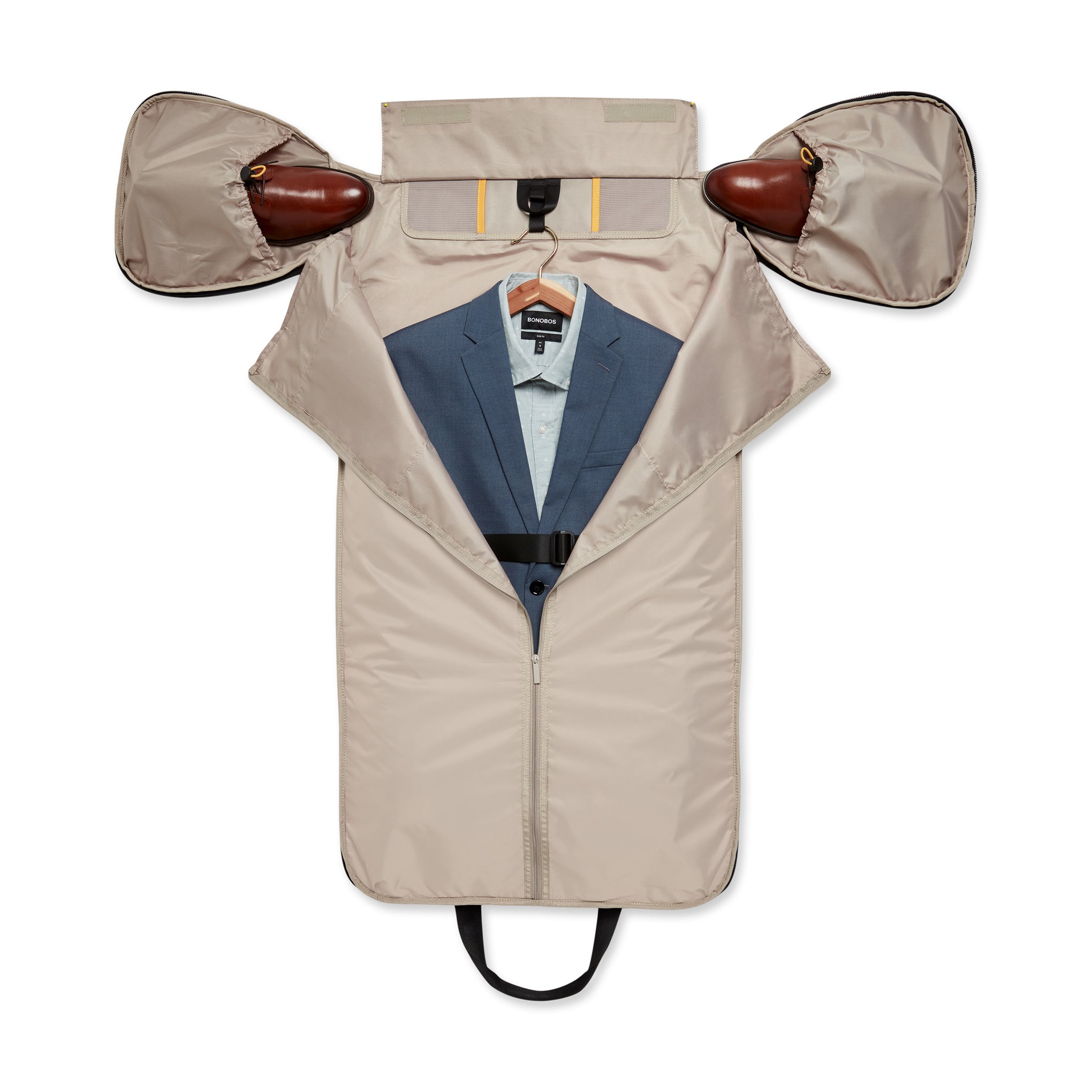 Halfday Premium Travel Garment Carry-On Duffle Bag - Jet - Image 5