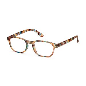 IZIPIZI Rectangular Reading Glasses #B - Blue Tortoise