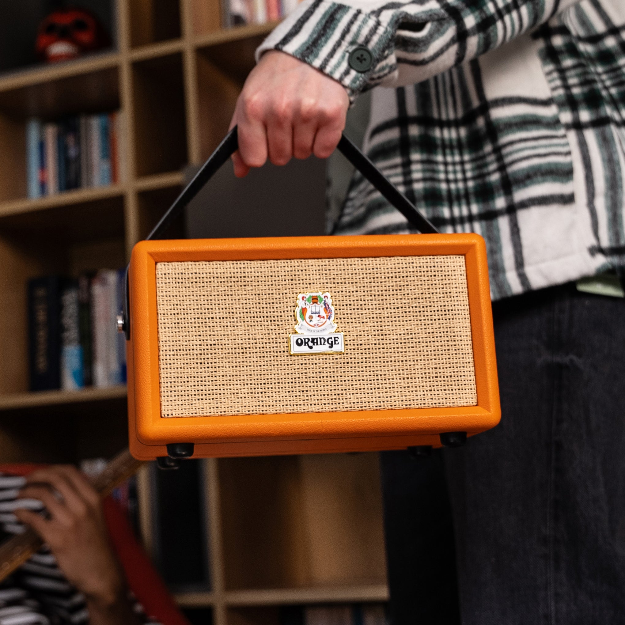 Orange Box Bluetooth Portable Speaker - Orange - Image 2