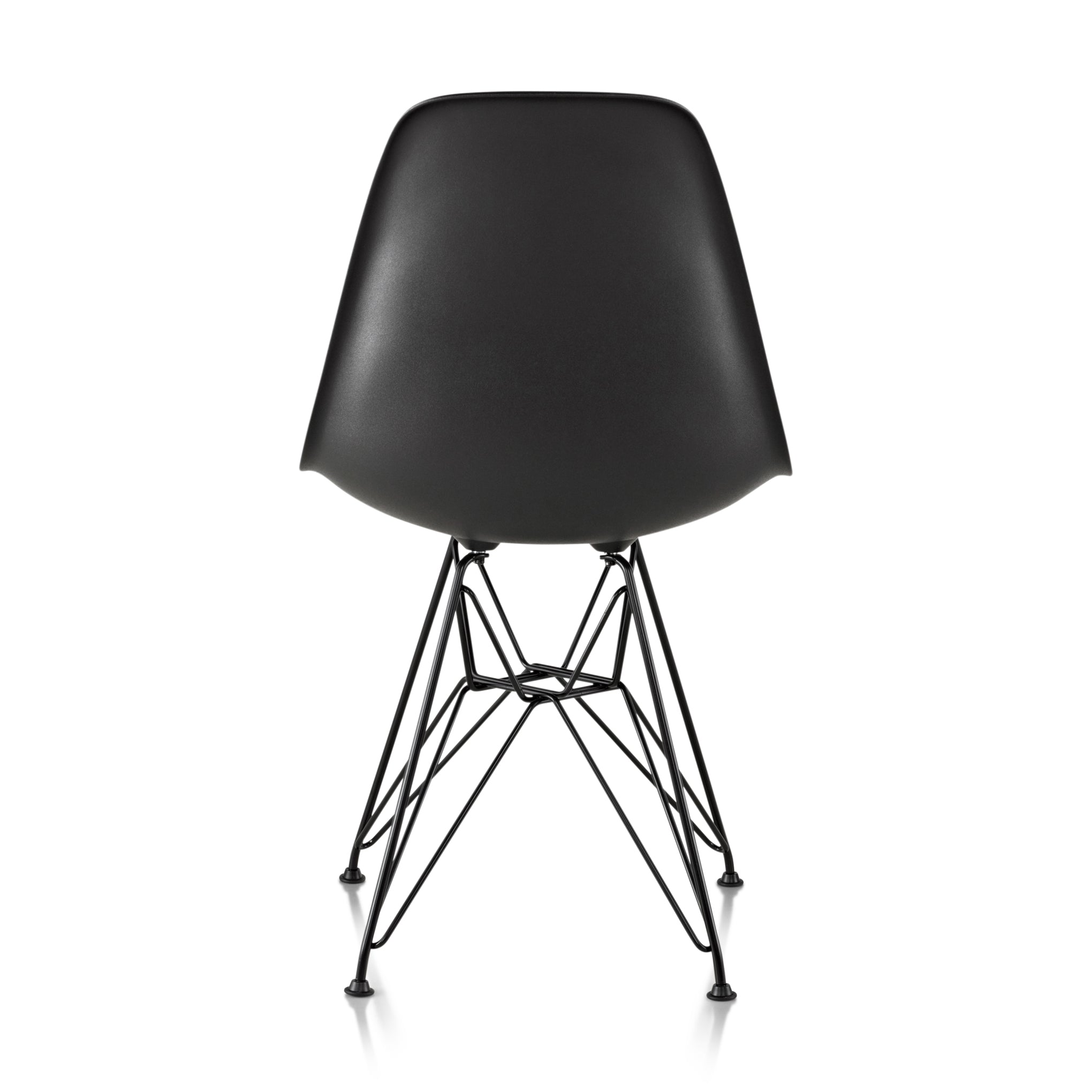 Eames® Molded Recycled Plastic Side Chair - Black - Image 3