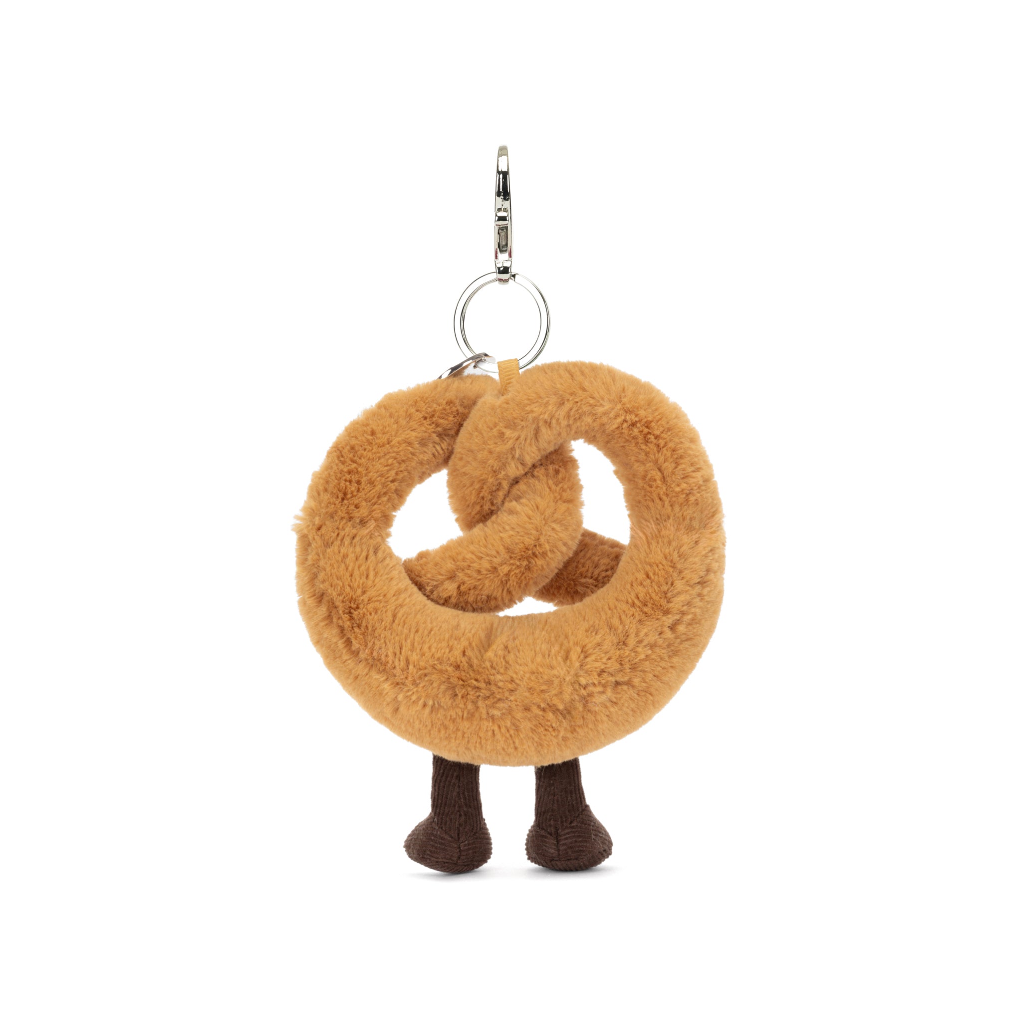 Jellycat Food Bag Charm Plush - Pretzel - Image 3