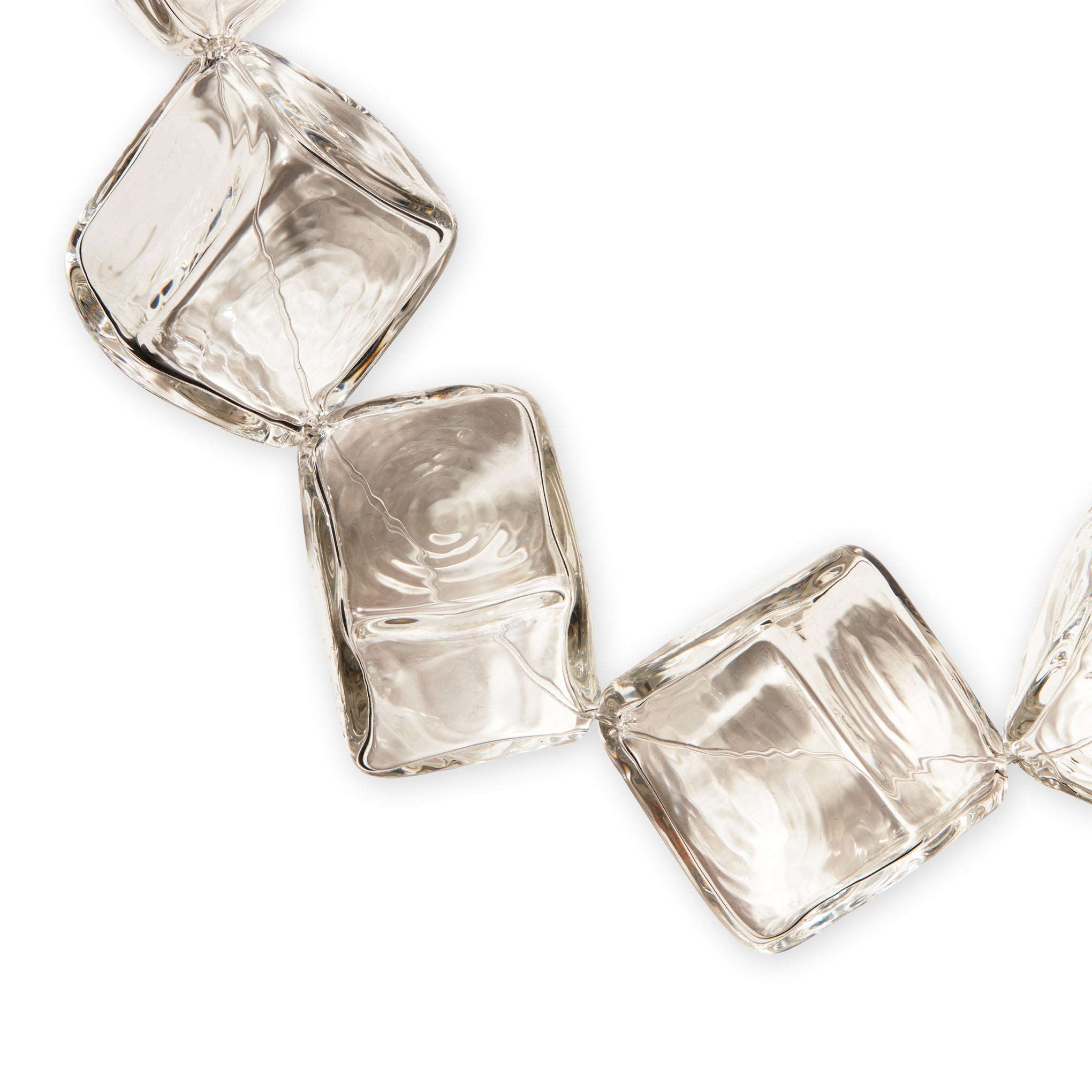 Cubo Glass Ice Cube Necklace - Image 3