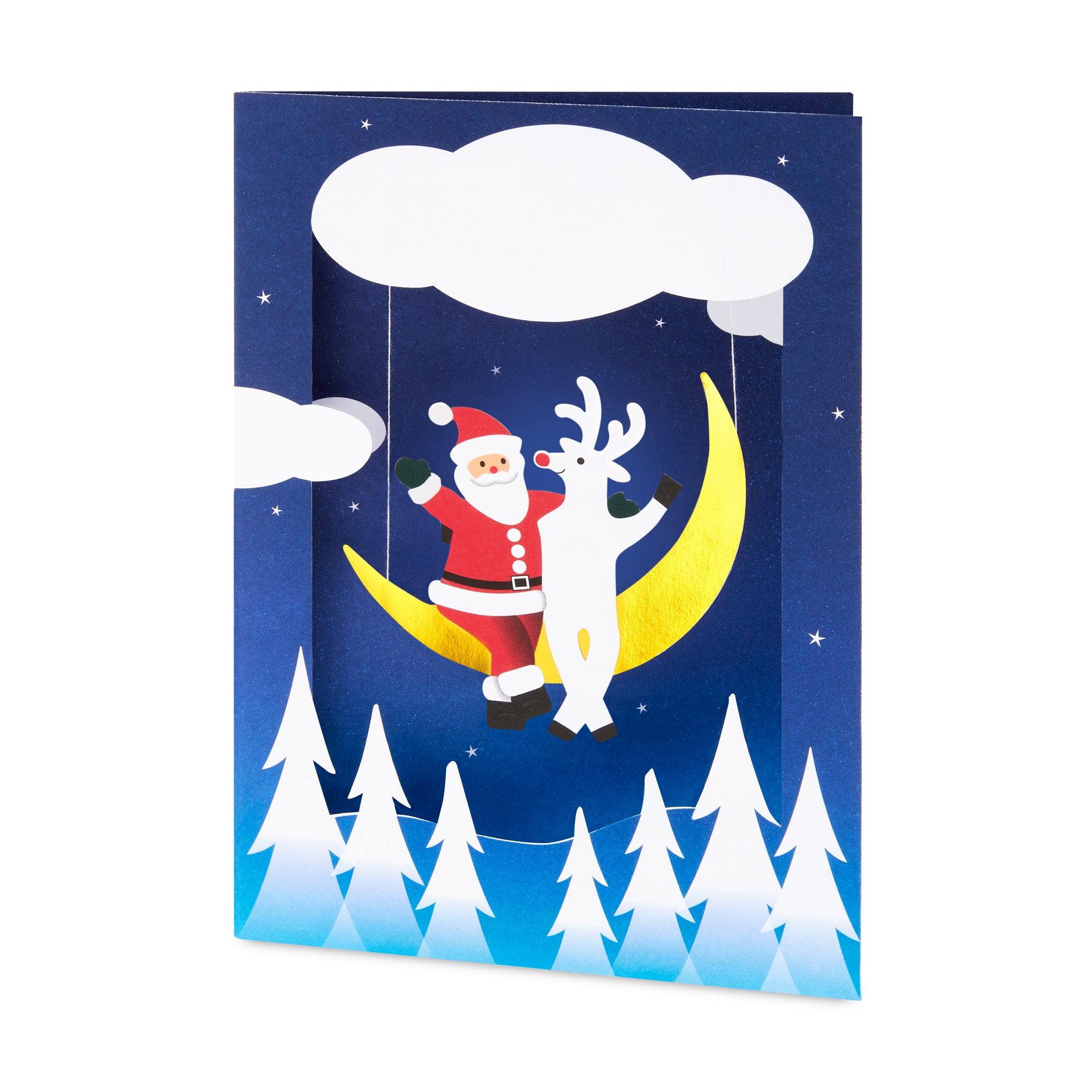 Santa's Buddy Holiday Pop-Up Cards - Set of 8
