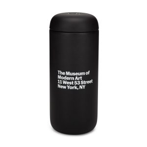 MoMA Address Insulated Travel Mug - Black