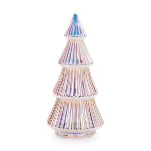 MoMA LED Glass Lighted Tree- Large - White Tiered