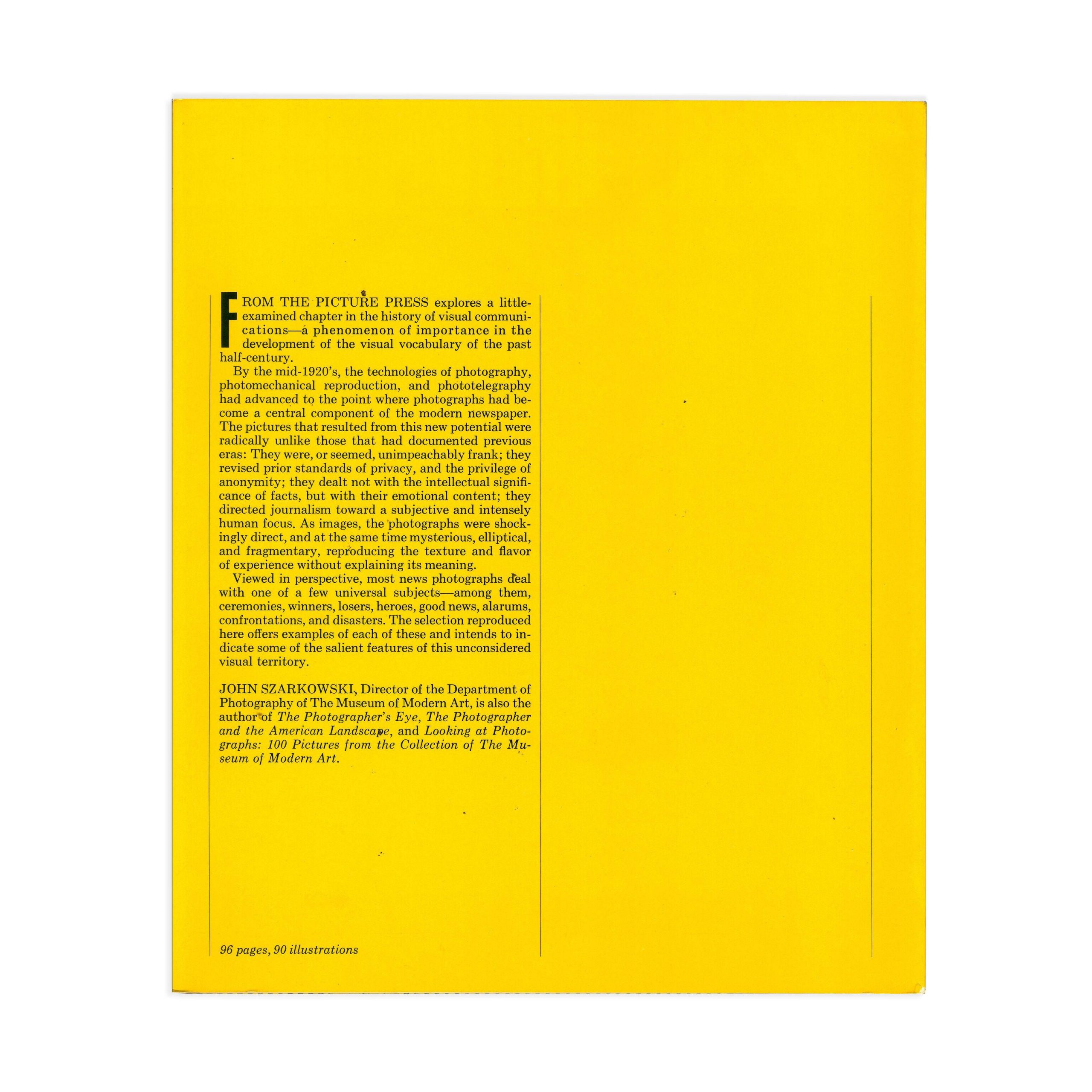 From the Picture Press by John Szarkowski - Paperback - Image 3