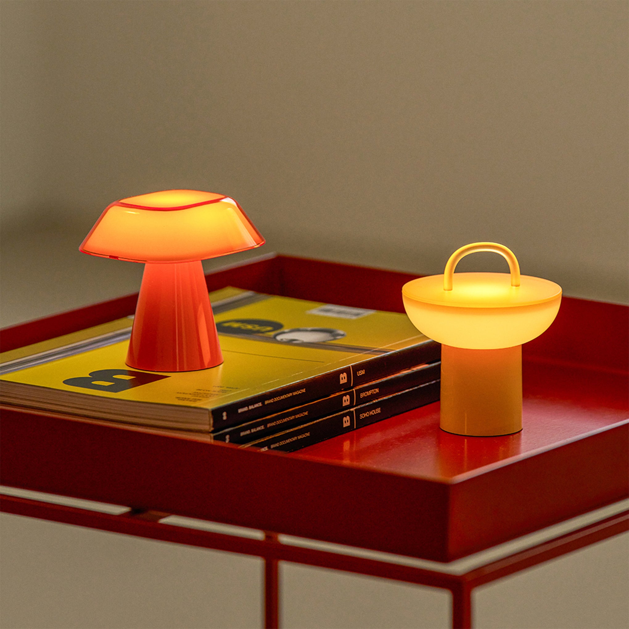 Space S Mini Portable Lamp - Orange - Image 5