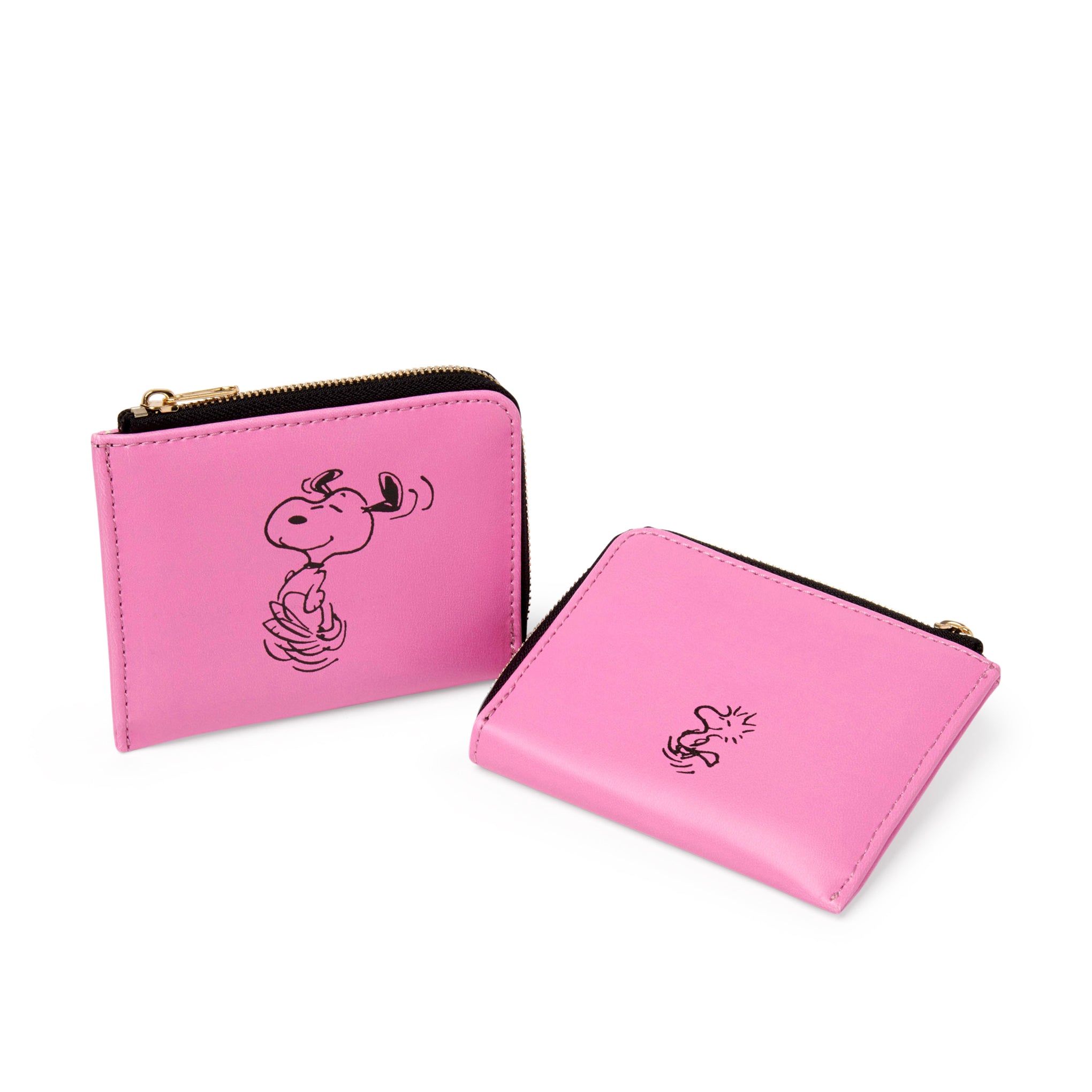 Snoopy Vegan Leather Coin Purse - Pink - Image 2