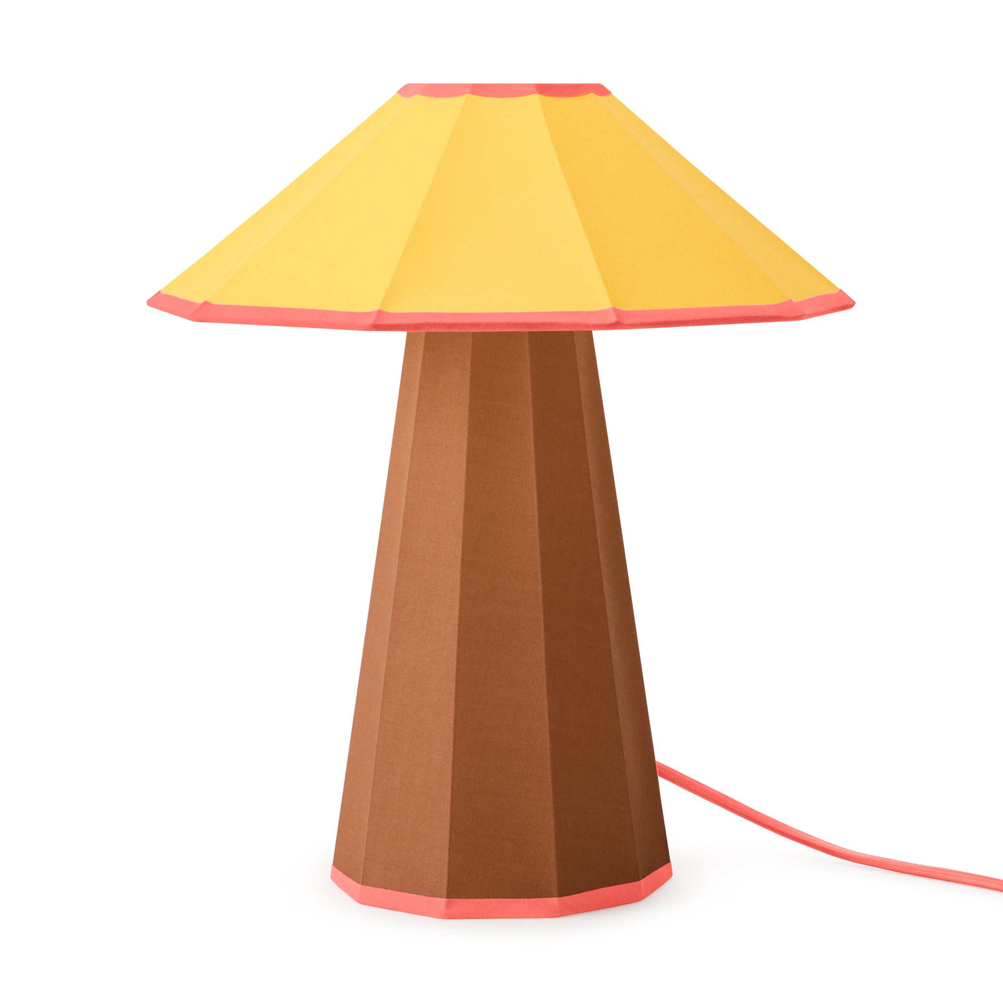 Trimme Table Lamp - Brown/ Yellow