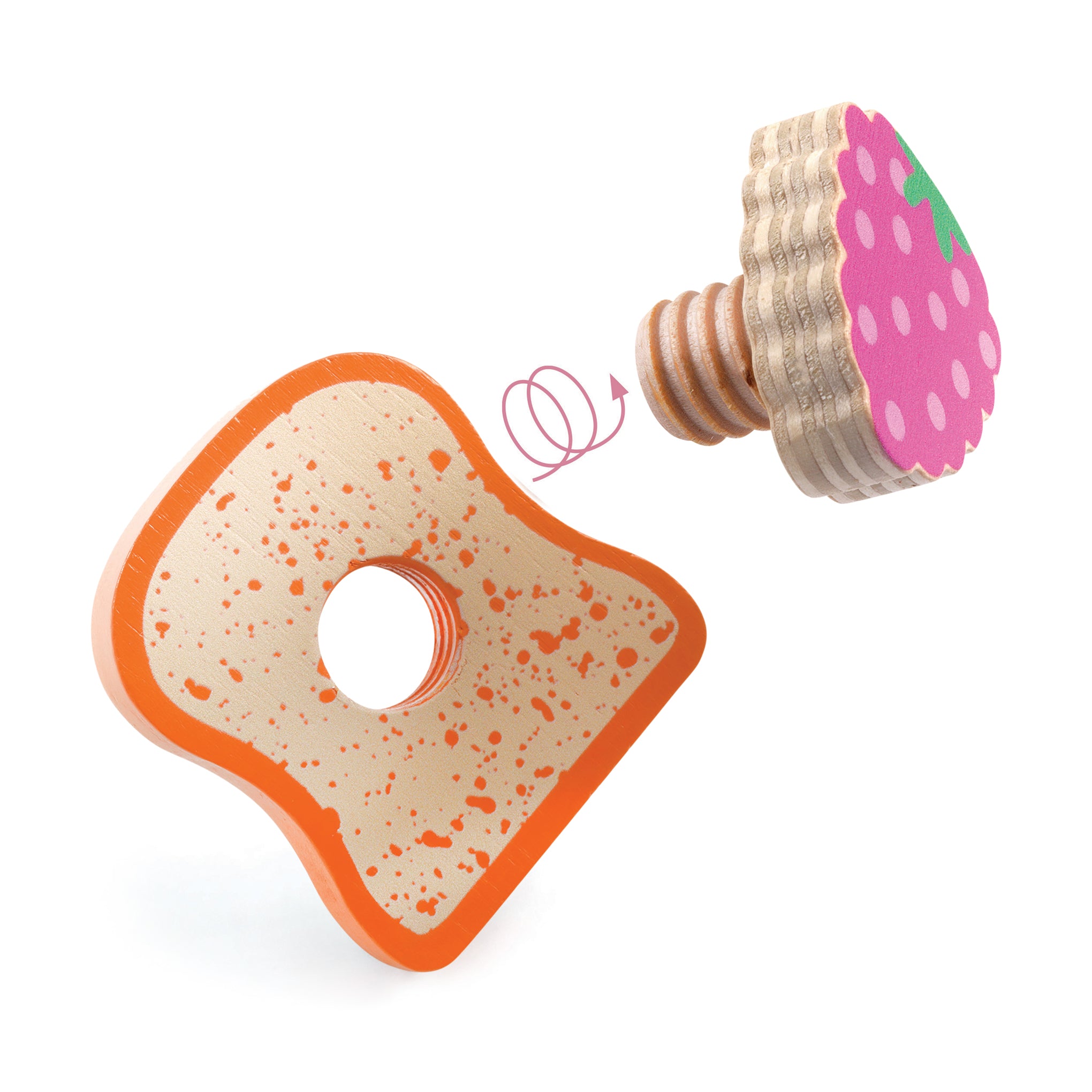 Kitten's Breakfast Set Wooden Toy - Image 3