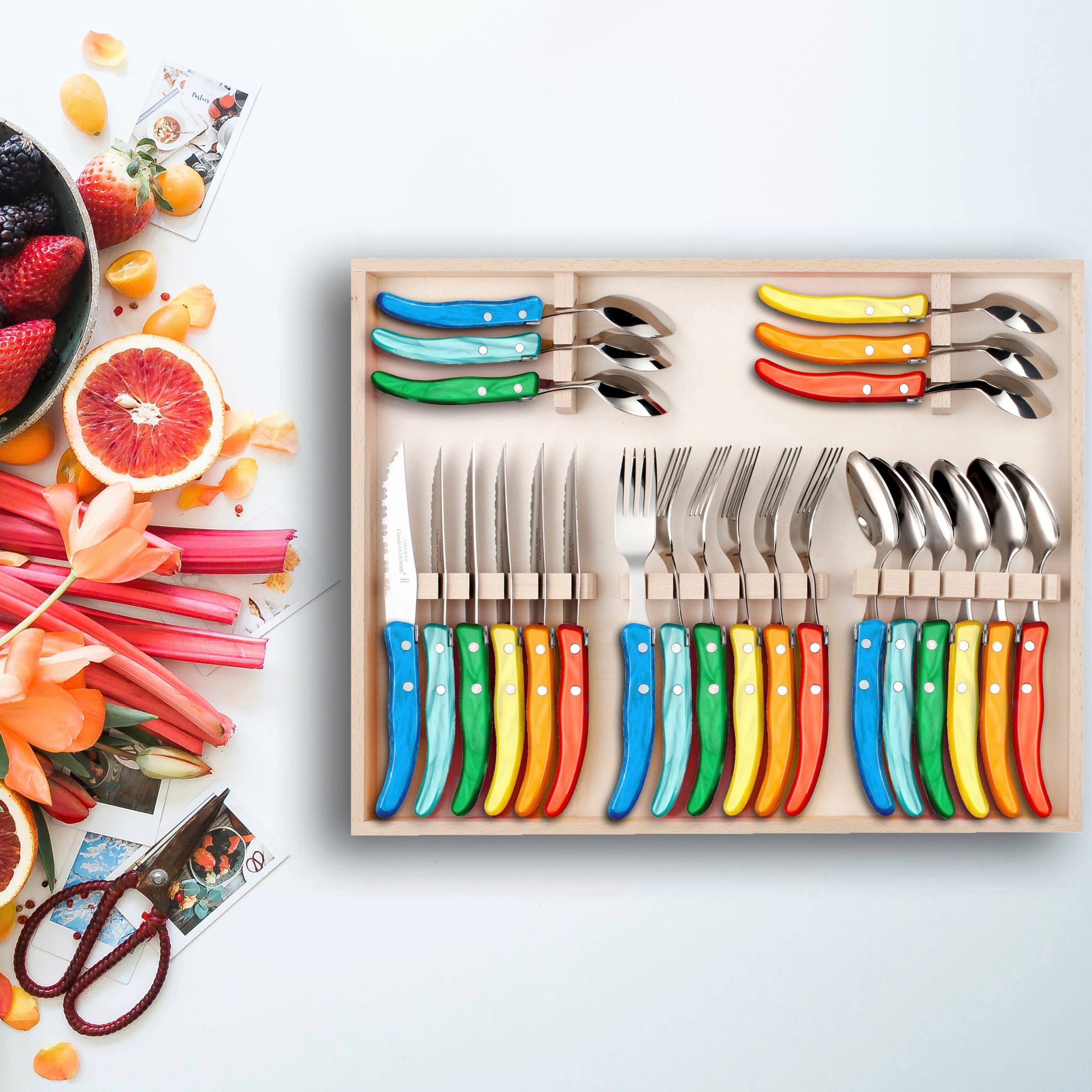 Rainbow Flatware - Set of 24 - Image 4