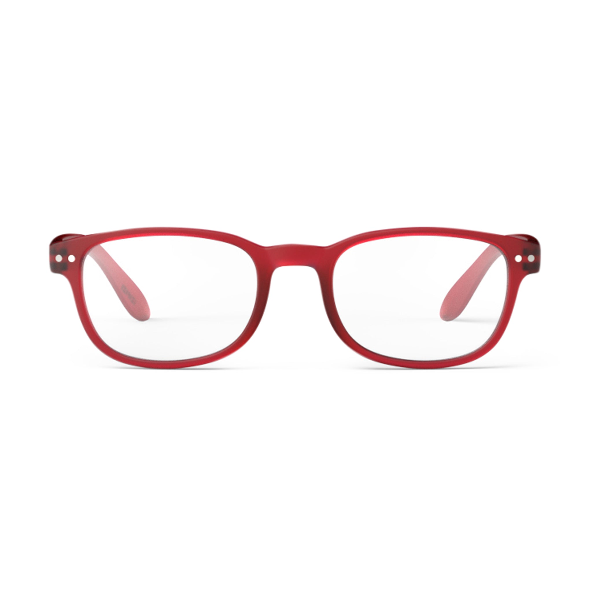 IZIPIZI Rectangular Reading Glasses #B - Red