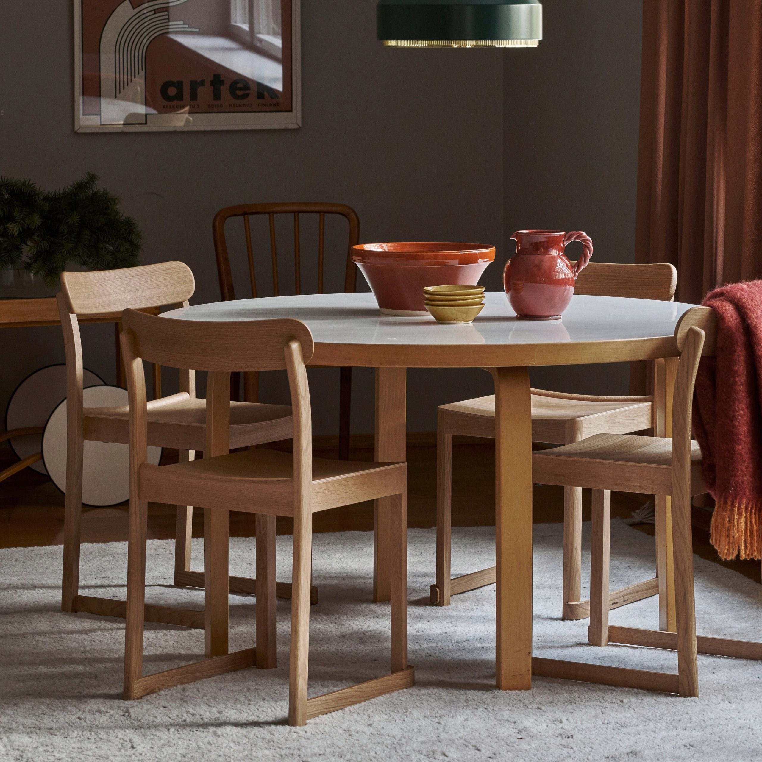 Artek Aalto Round Table 91 - White - Image 2