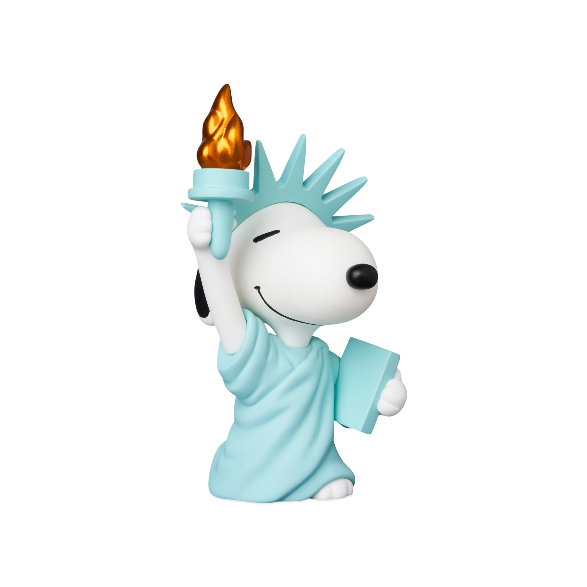 Snoopy & Peanuts Collectible Figure - Statue of Liberty Snoopy - Image 2