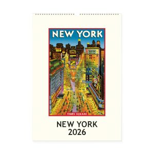 2026 Vintage New York Wall Calendar