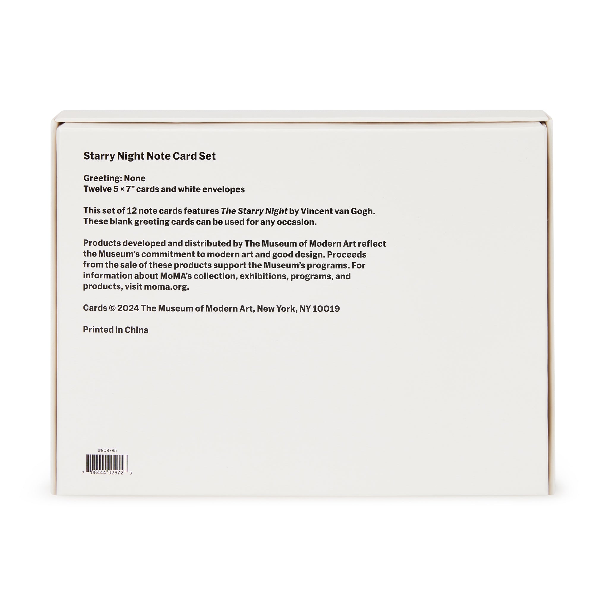 Vincent van Gogh The Starry Night Holiday Cards - Set of 8 - Image 6