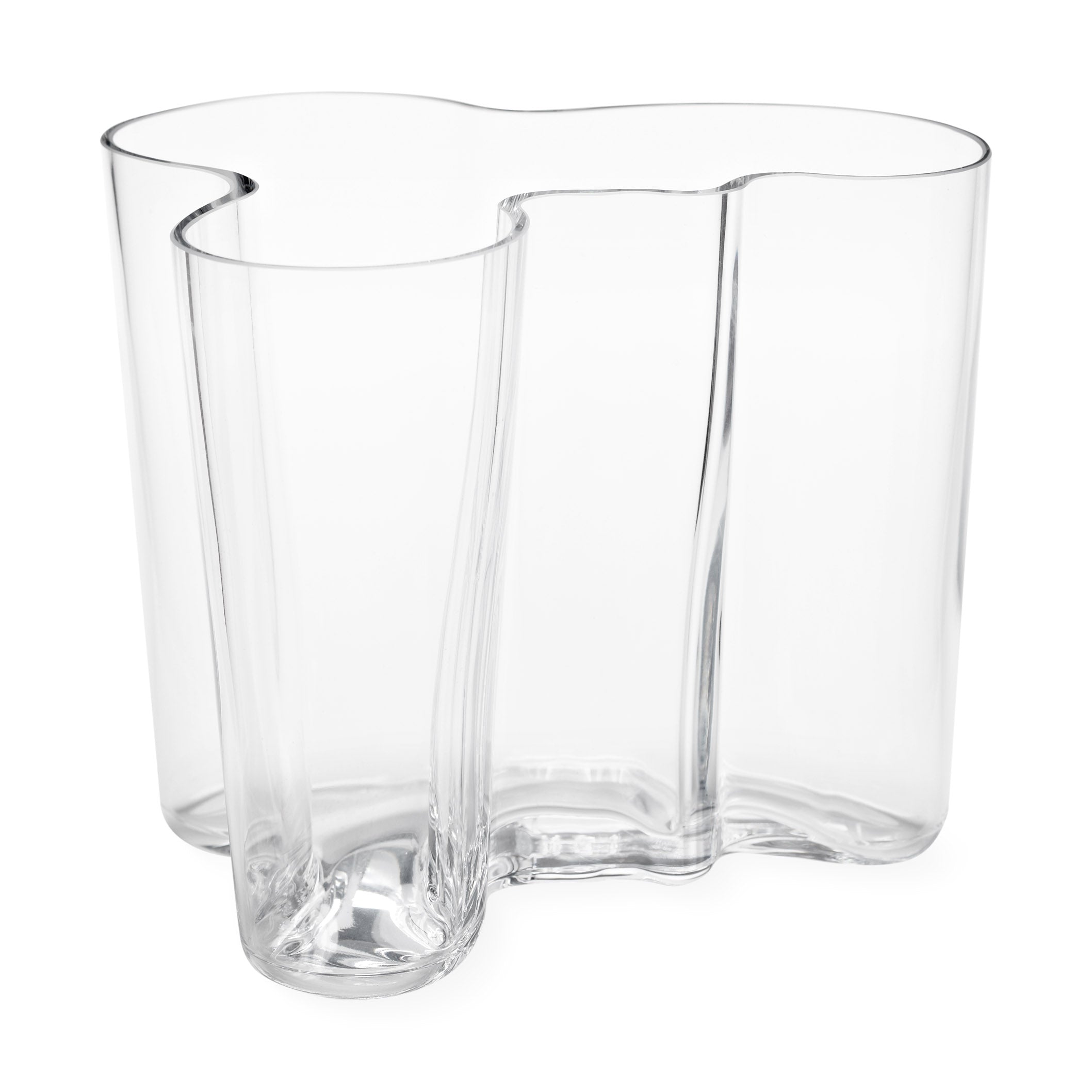 Iittala Alvar Aalto Glass Vase - 4.7h