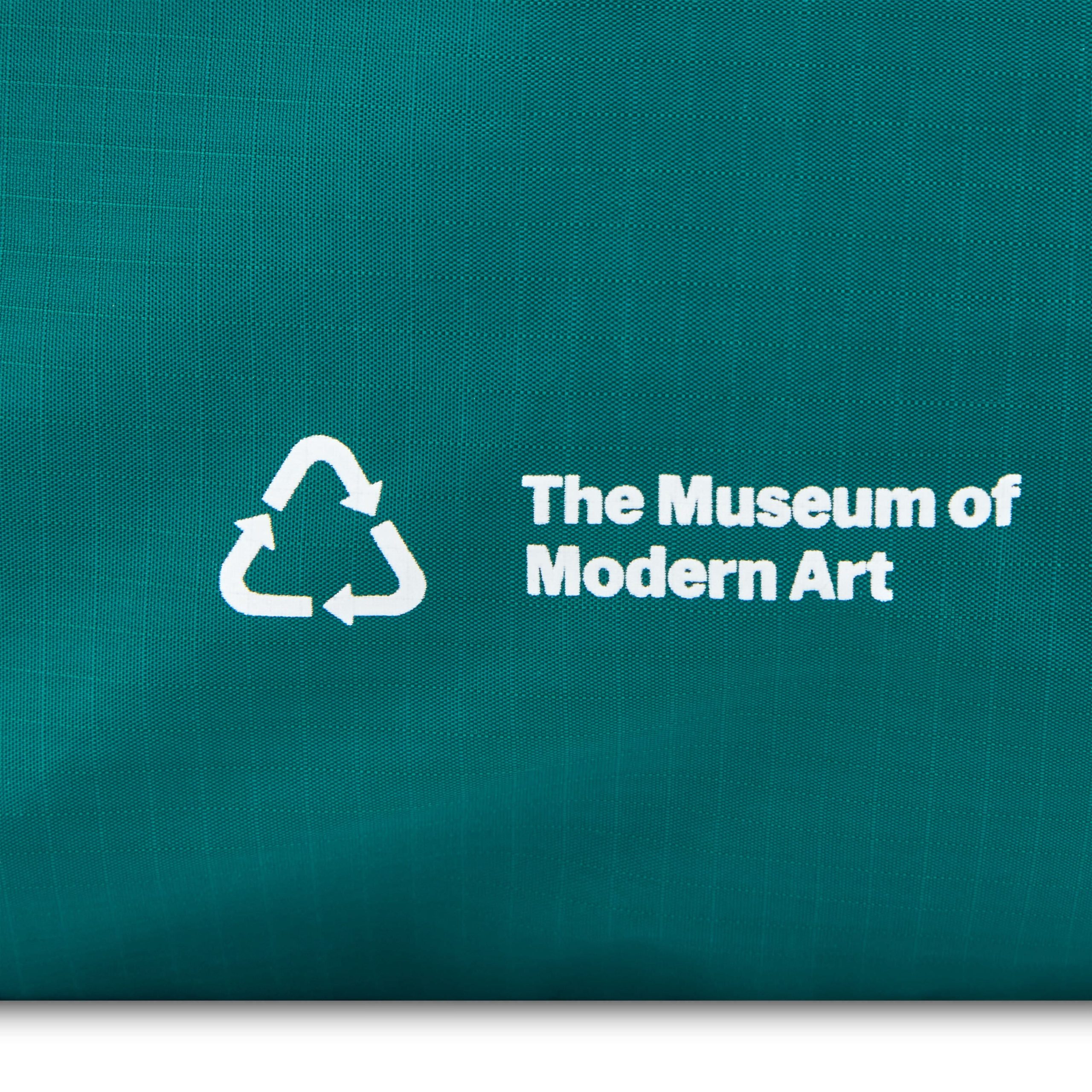 MoMA Baggu Recycled Nylon Tote Bag - Green - Image 5