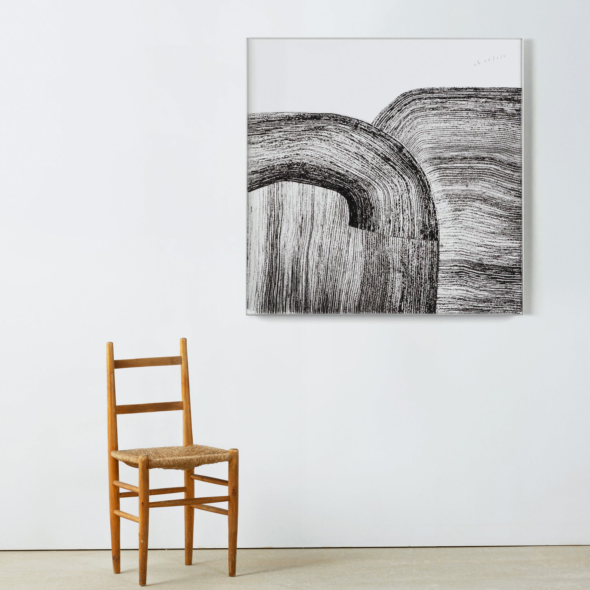 Ronan Bouroullec Black Ink 2 Limited Edition Framed Poster - Image 2