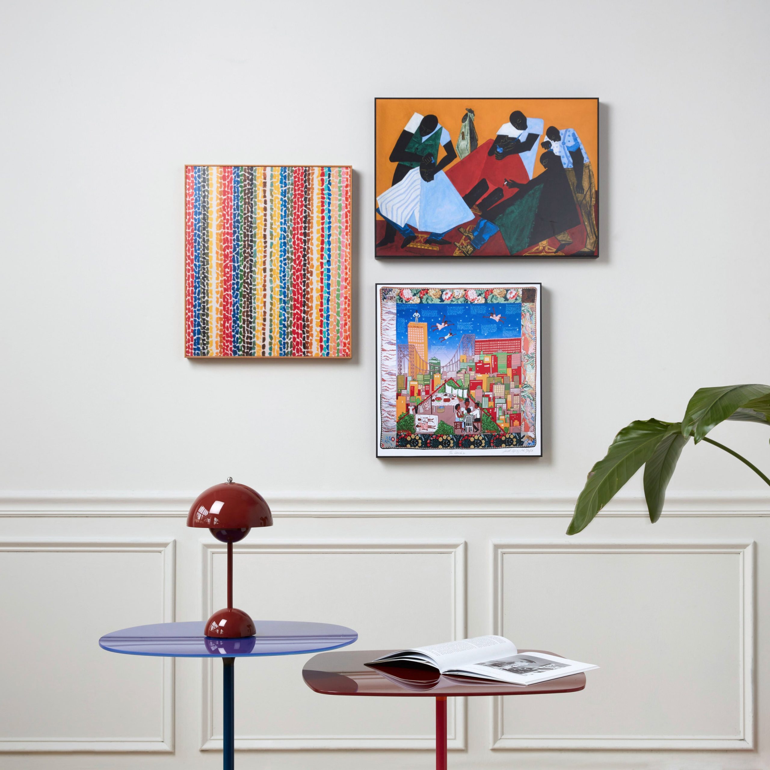 Jacob Lawrence Barber Shop Framed Print - Image 4