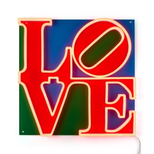 Robert Indiana LOVE Neon Sign