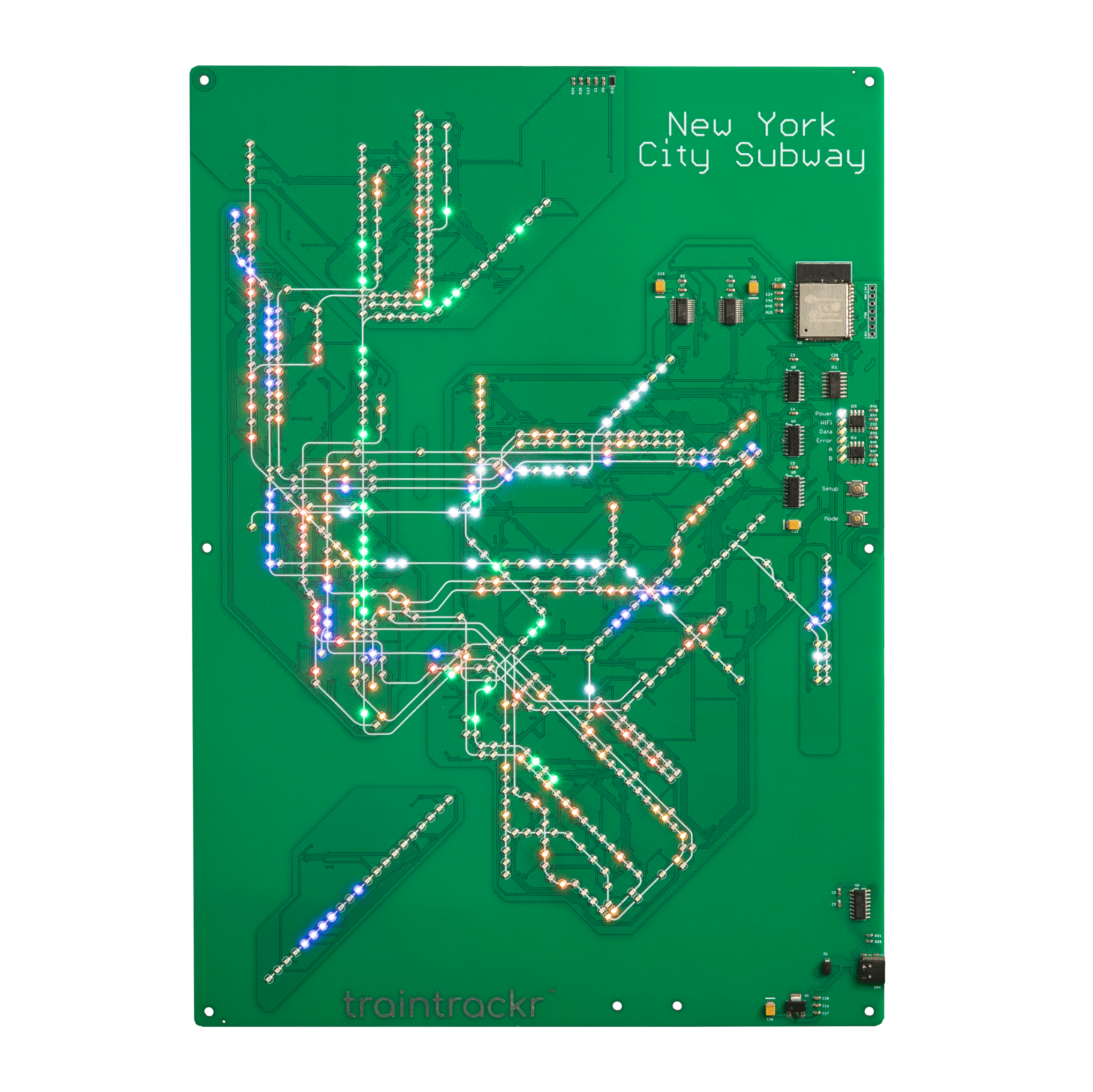 Traintrackr NYC Subway Circuit Board 2.0 - Image 3