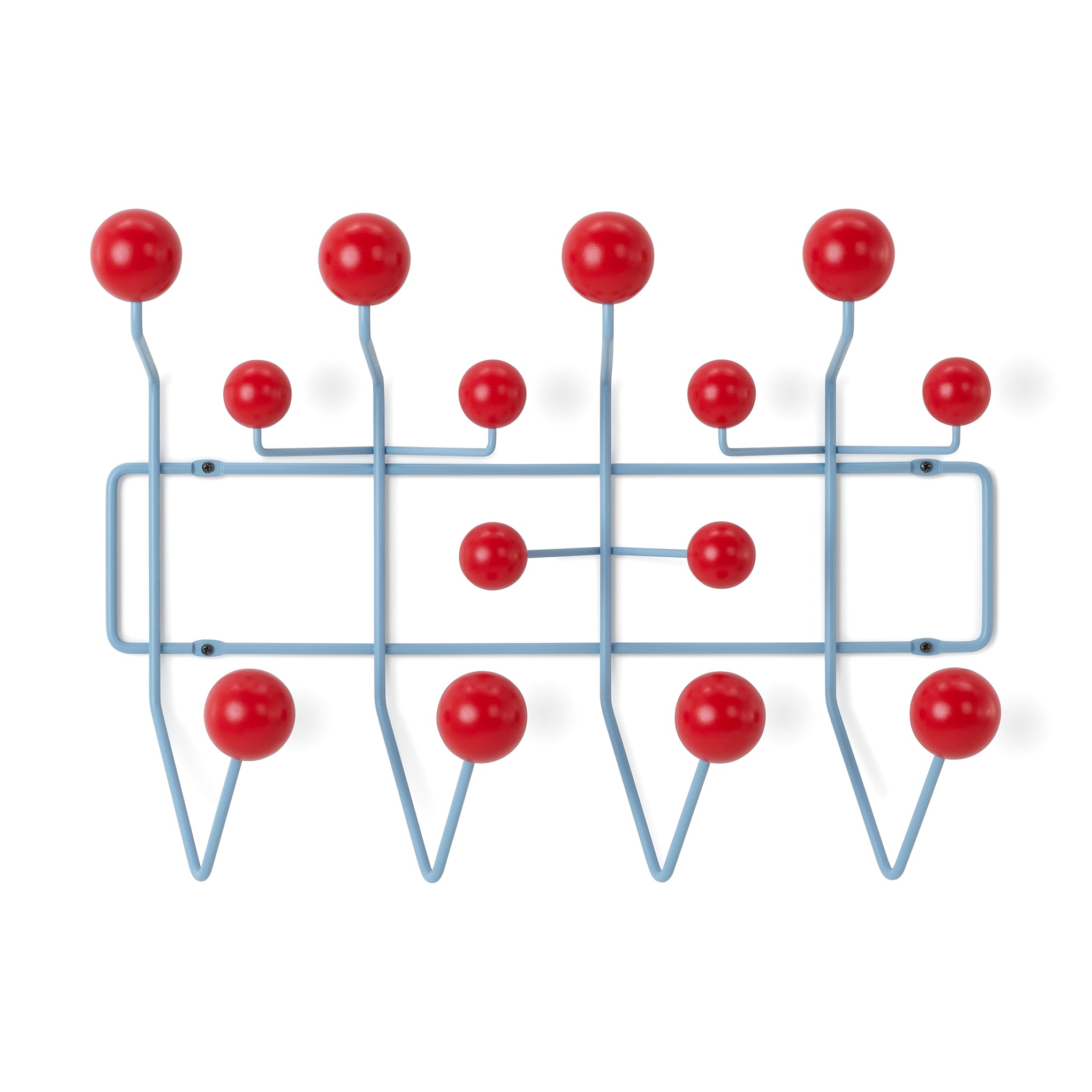 Eames® Hang-It-All Coat Rack from Herman Miller - Red/ Blue