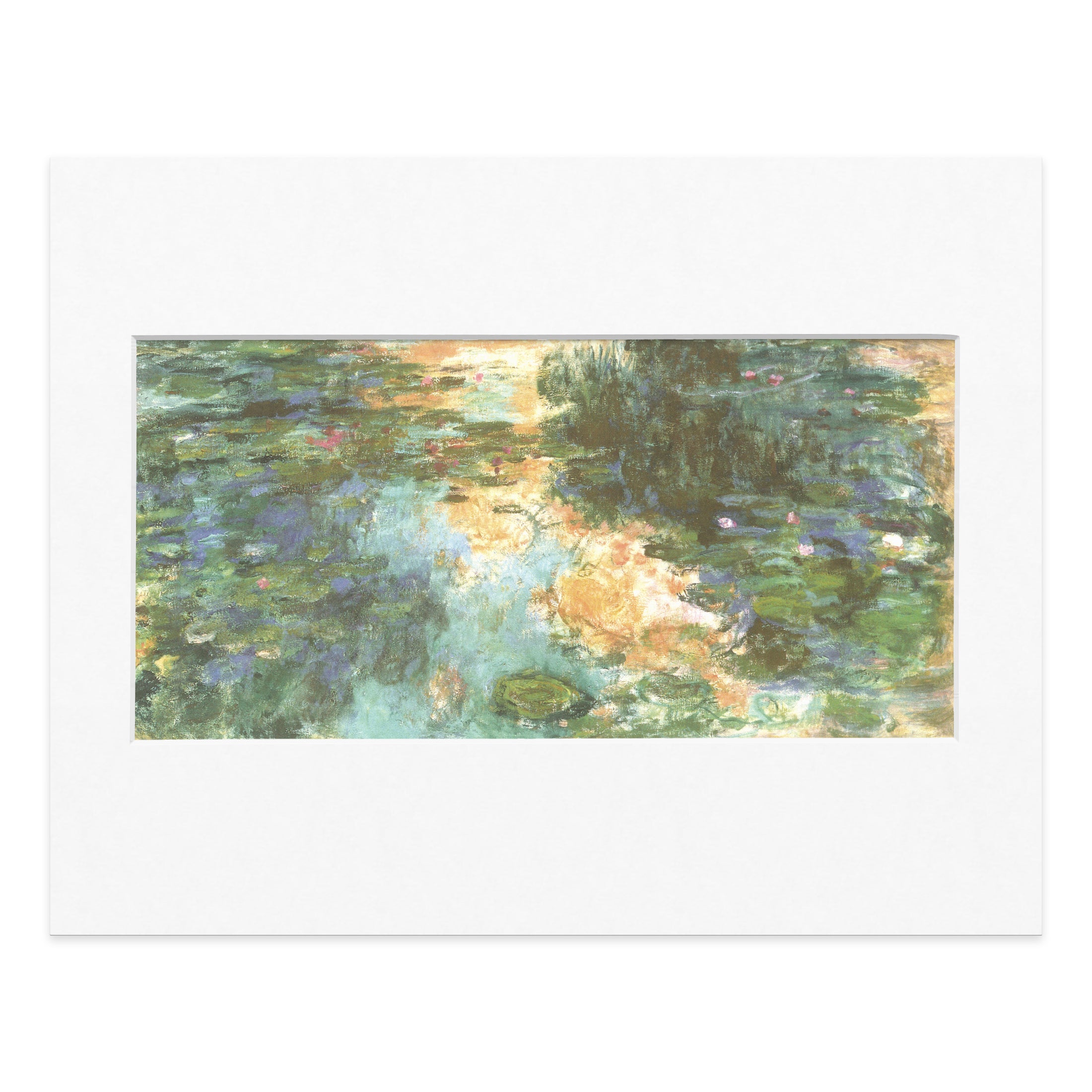 Monet: The Water Lily Pond Print