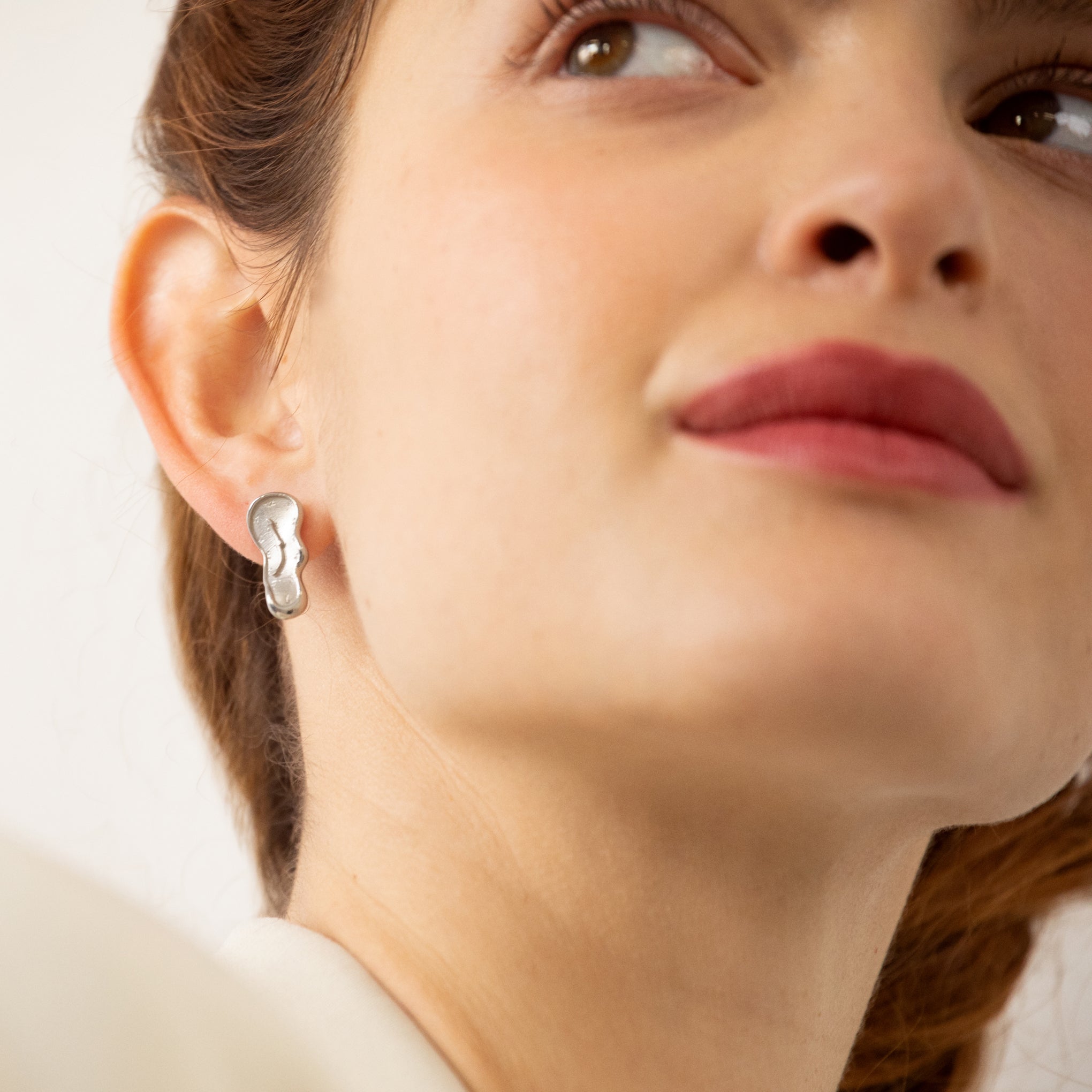 Salvador Dal?? Gold-Plated Melting Clock Post Earrings - Silver - Image 2