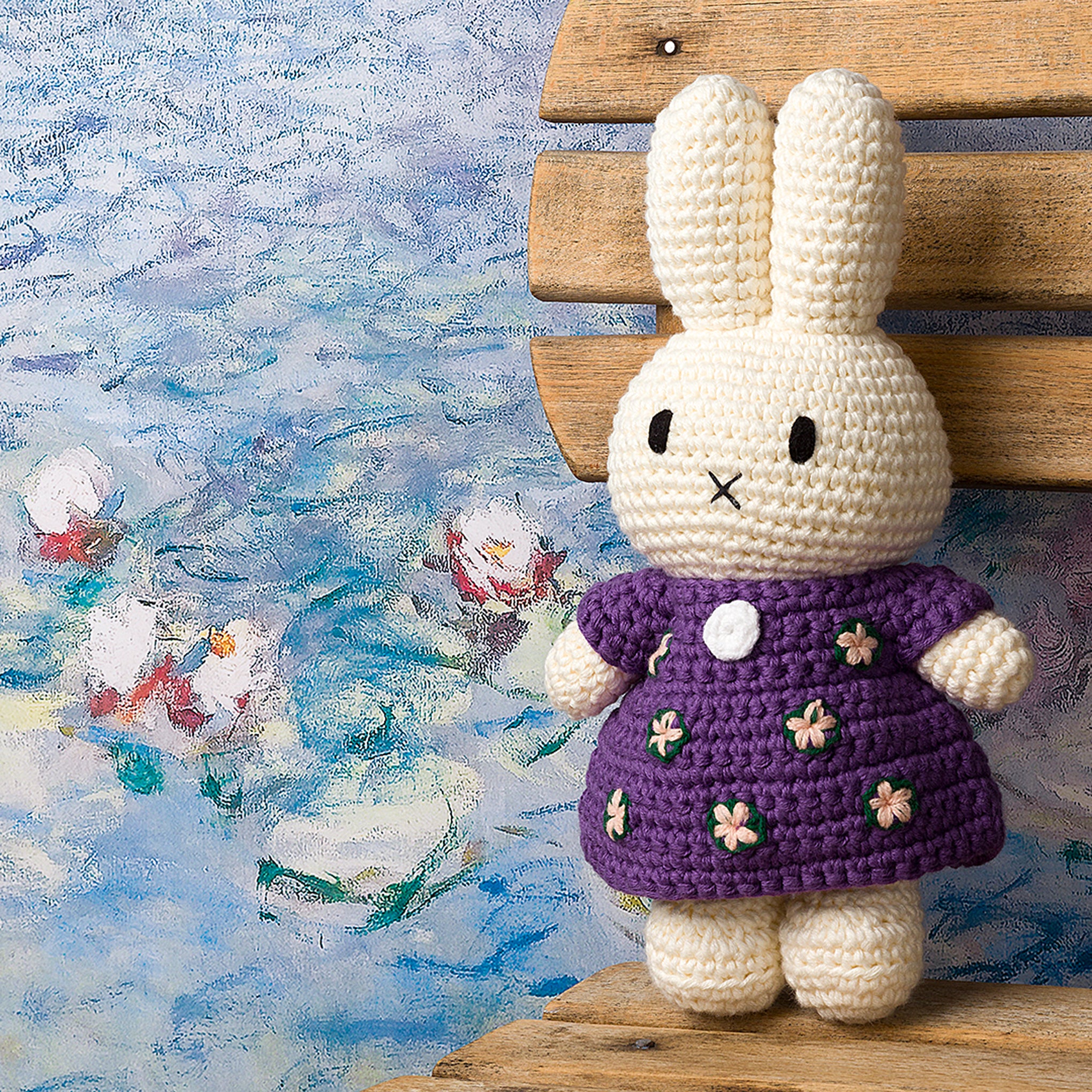 Miffy Crochet Monet Water Lilies Plush - Image 5