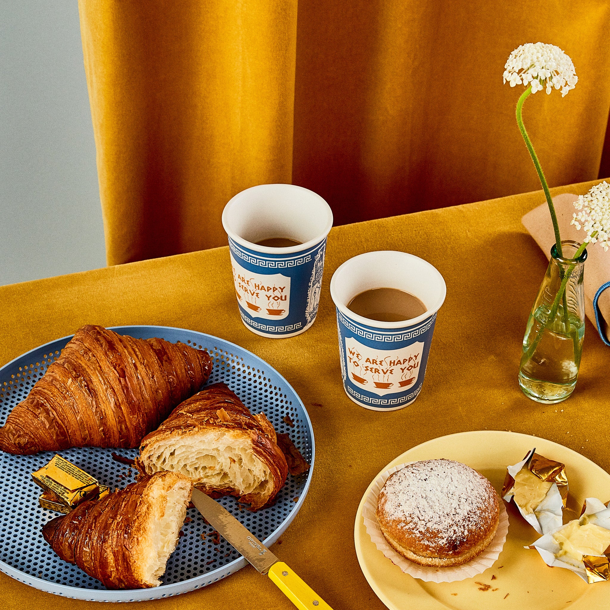 New York Coffee Cup - Blue - Image 2