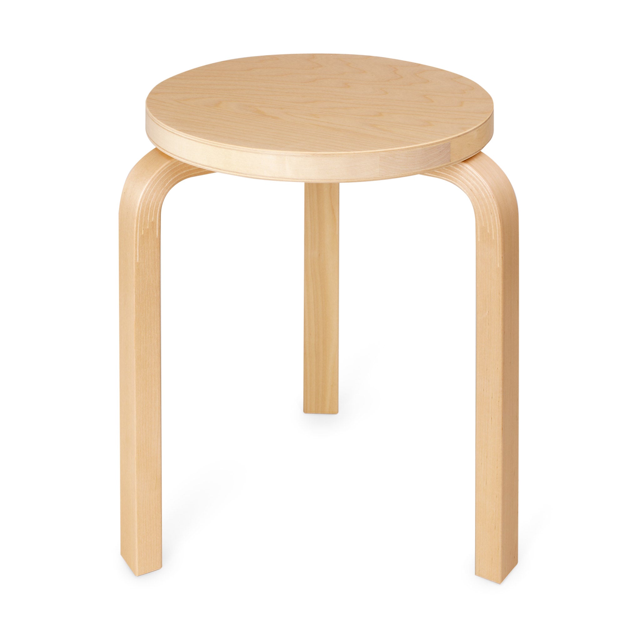 Artek Aalto Stacking Stool 60 - Black/ Black - Image 10
