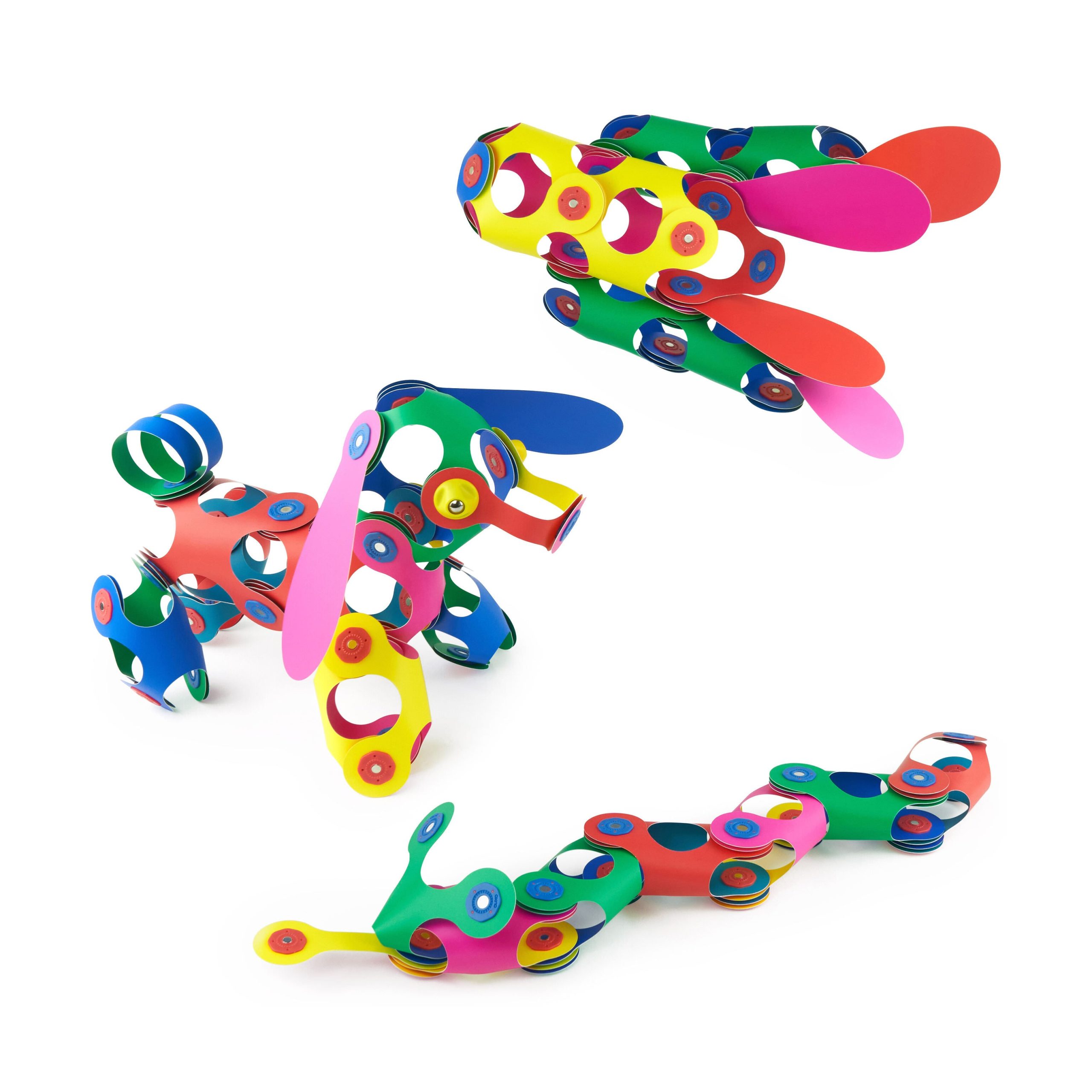 Clixo Rainbow Magnetic Construction Set - Image 3