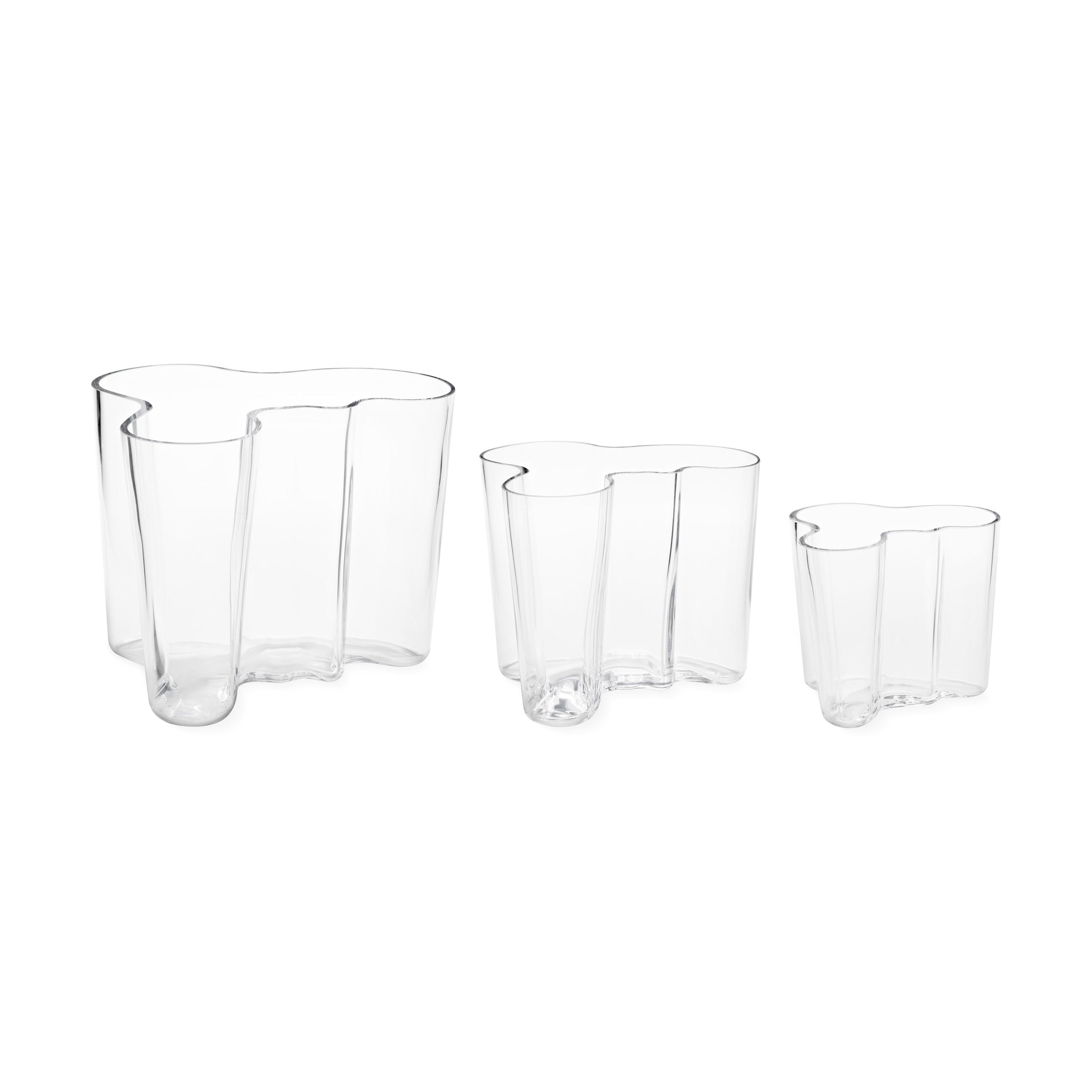 Iittala Alvar Aalto Glass Vase - 4.7h - Image 3