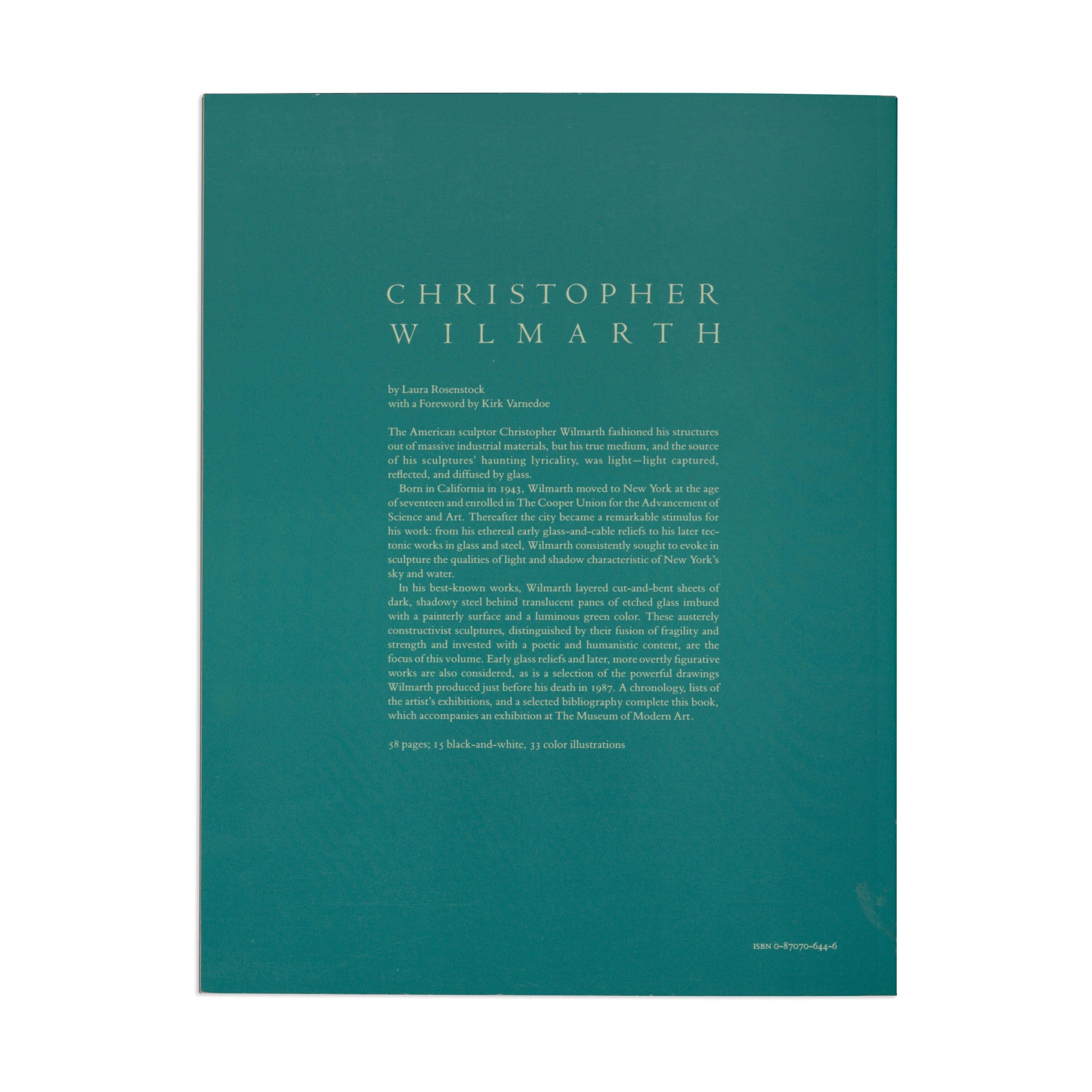 Christopher Wilmarth - Paperback - Image 2